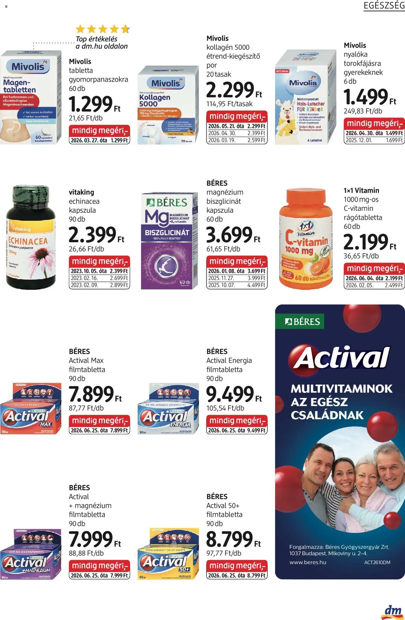 DM Drogerie Markt újság 2026.10.01. DM Drogerie Markt akciós újság