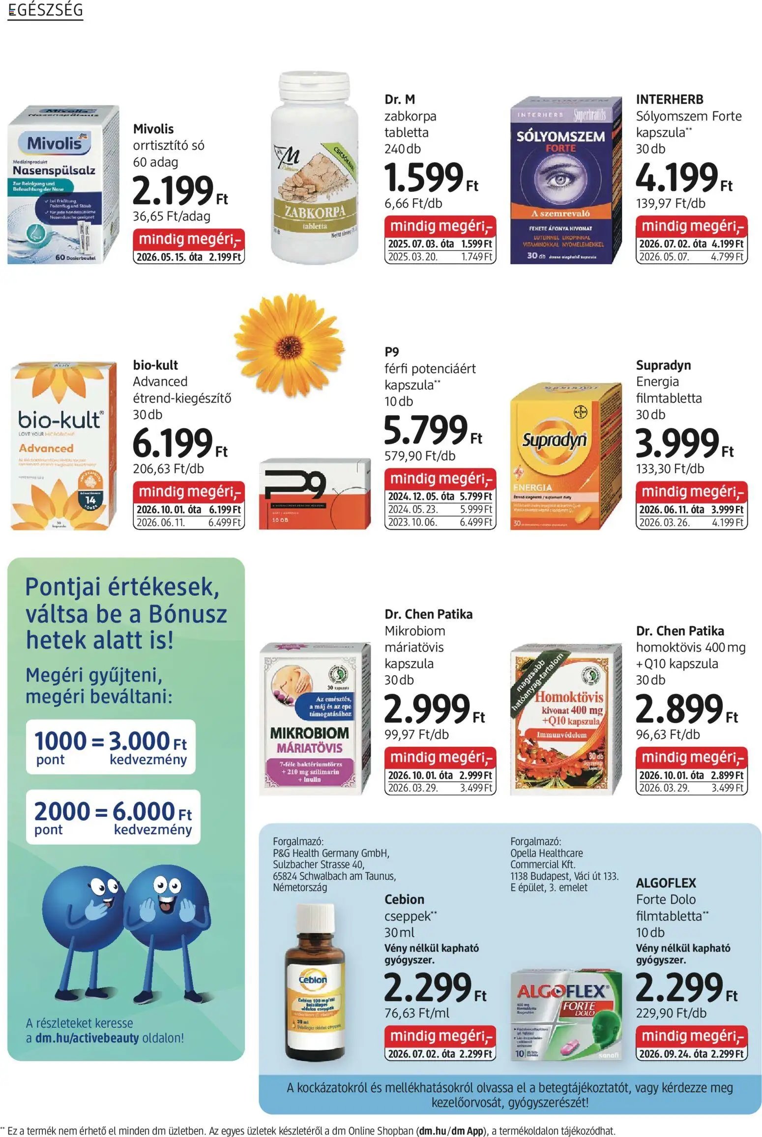 DM Drogerie Markt újság 2026.10.01. DM Drogerie Markt akciós újság