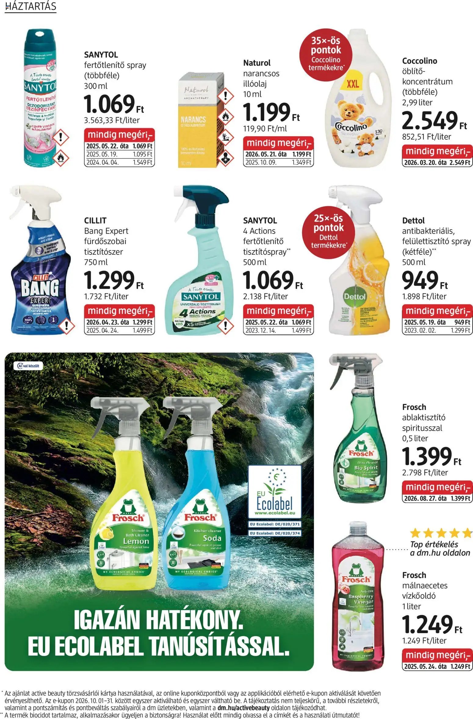 DM Drogerie Markt újság 2026.10.01. DM Drogerie Markt akciós újság