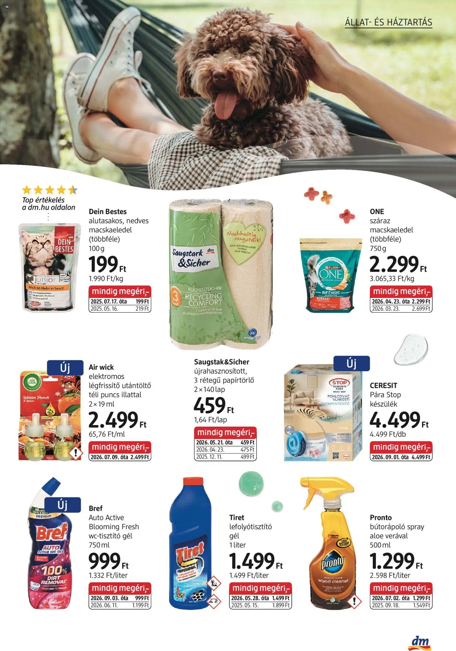 DM Drogerie Markt újság 2026.10.01. DM Drogerie Markt akciós újság