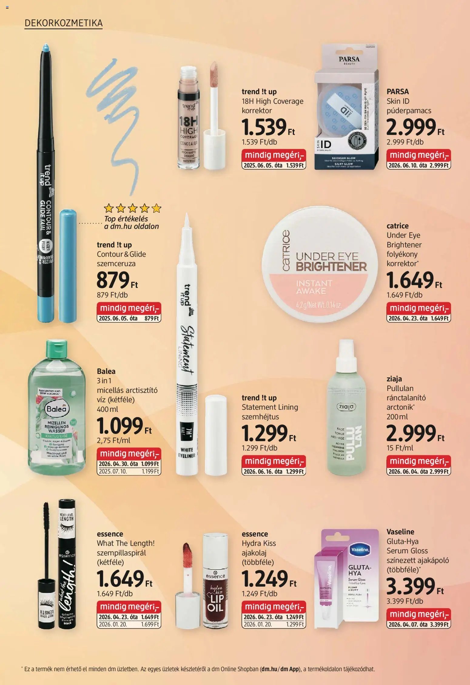 DM Drogerie Markt újság 2026.10.01. DM Drogerie Markt akciós újság