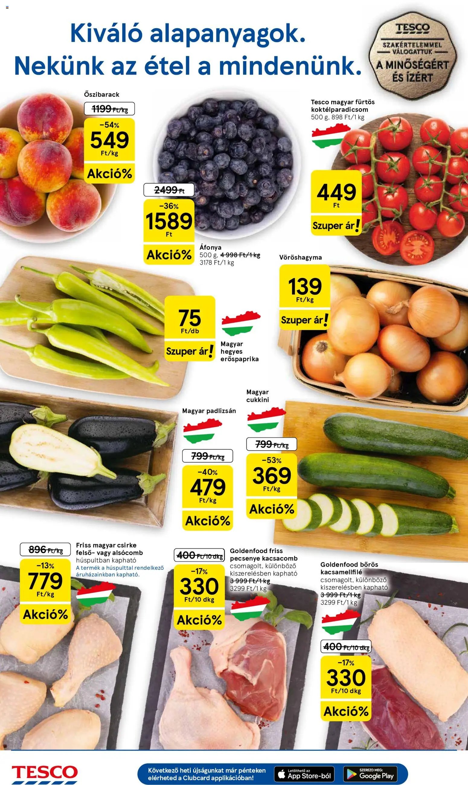 Tesco újság 2026.07.09. Tesco Szupermarket akciós újság
