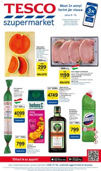 Tesco újság 2026.07.09. Tesco Szupermarket akciós újság