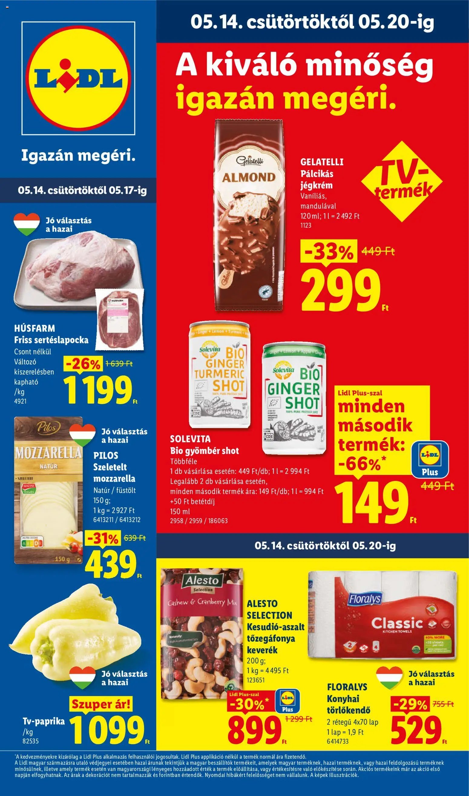 Lidl újság 2026.05.14. Lidl akciós újság (2026-05-14 - 2026-05-20)