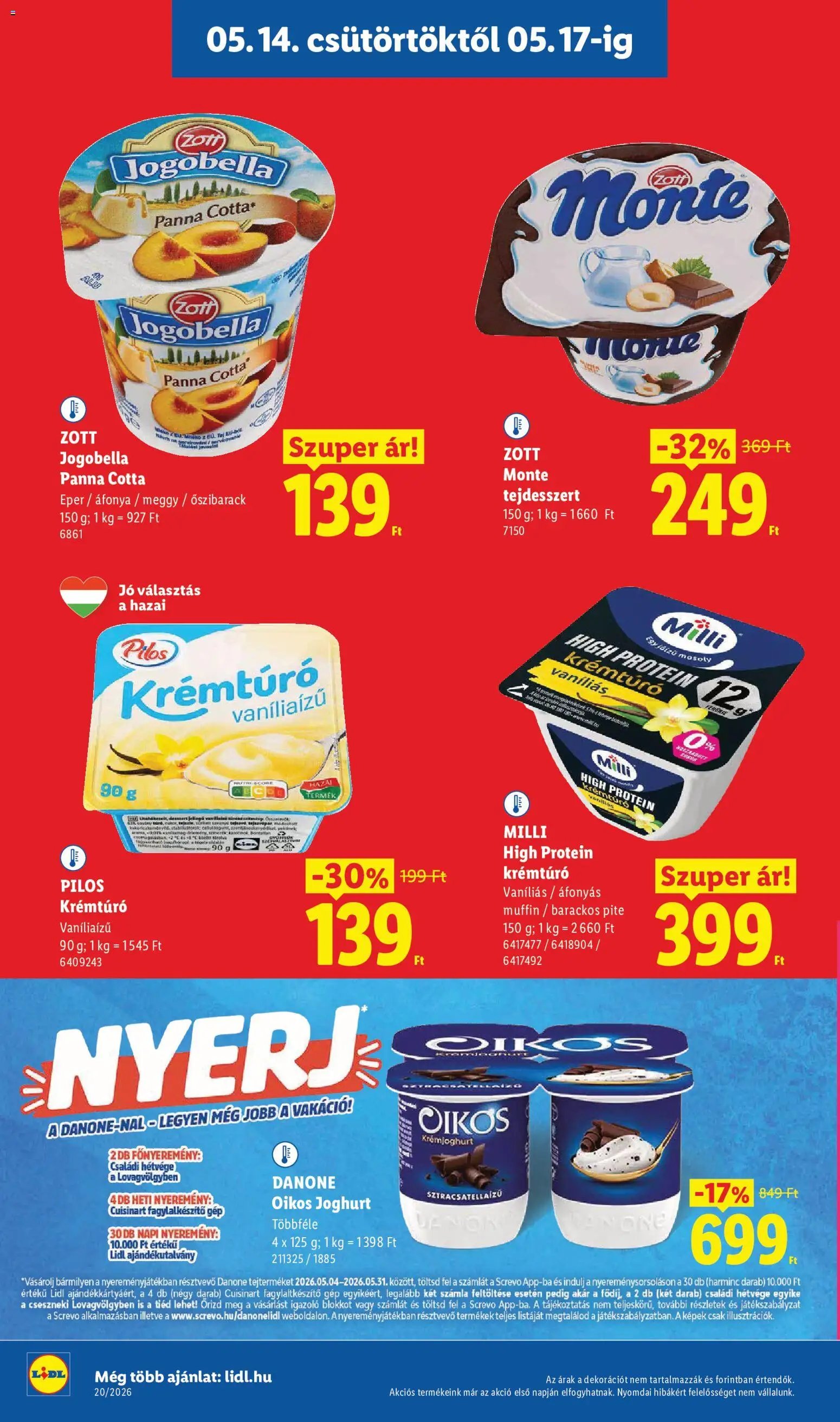 Lidl újság 2026.05.14. Lidl akciós újság (2026-05-14 - 2026-05-20)