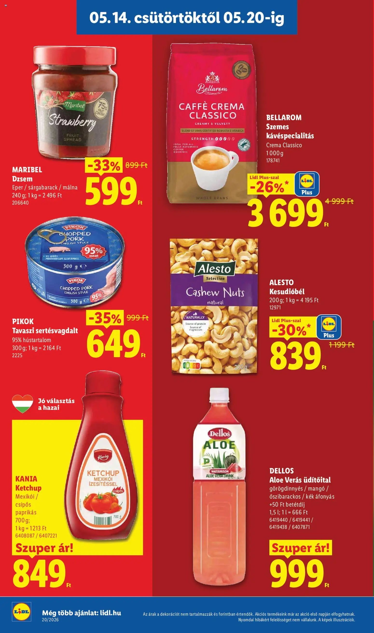 Lidl újság 2026.05.14. Lidl akciós újság (2026-05-14 - 2026-05-20)