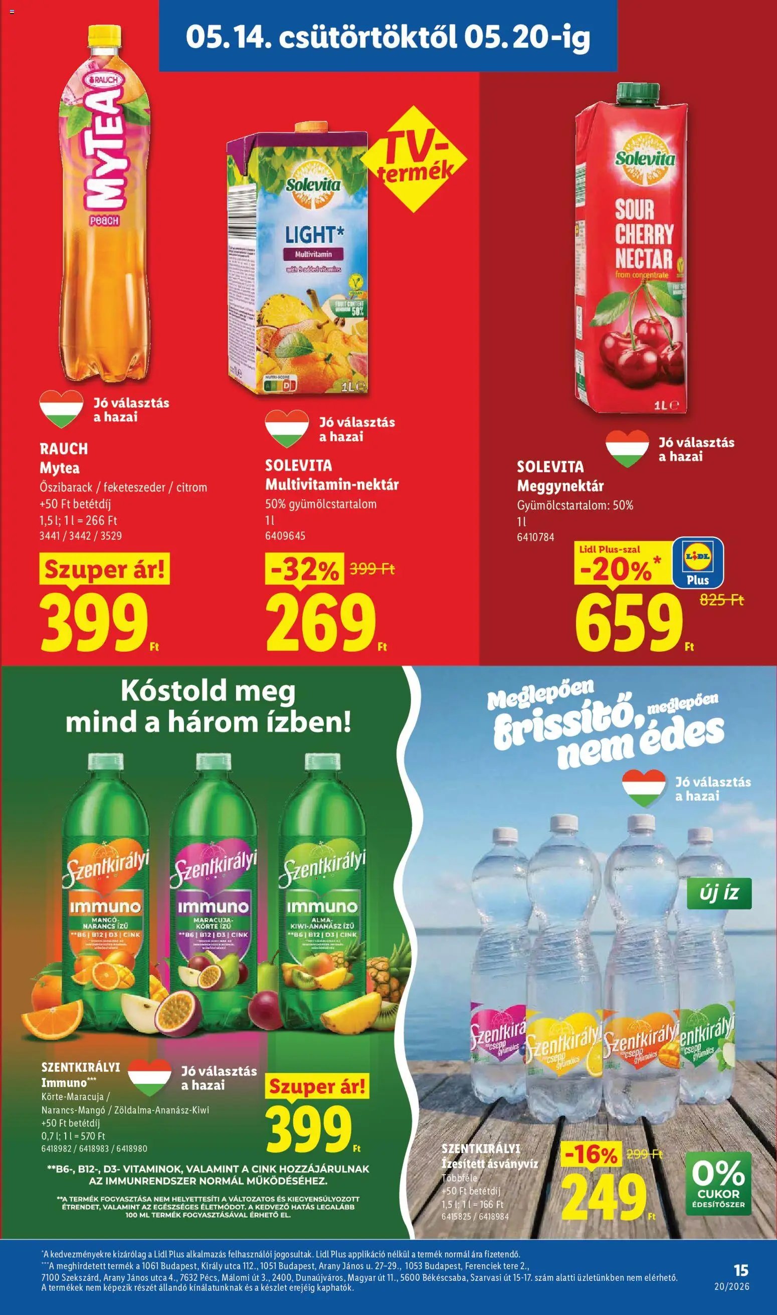 Lidl újság 2026.05.14. Lidl akciós újság (2026-05-14 - 2026-05-20)