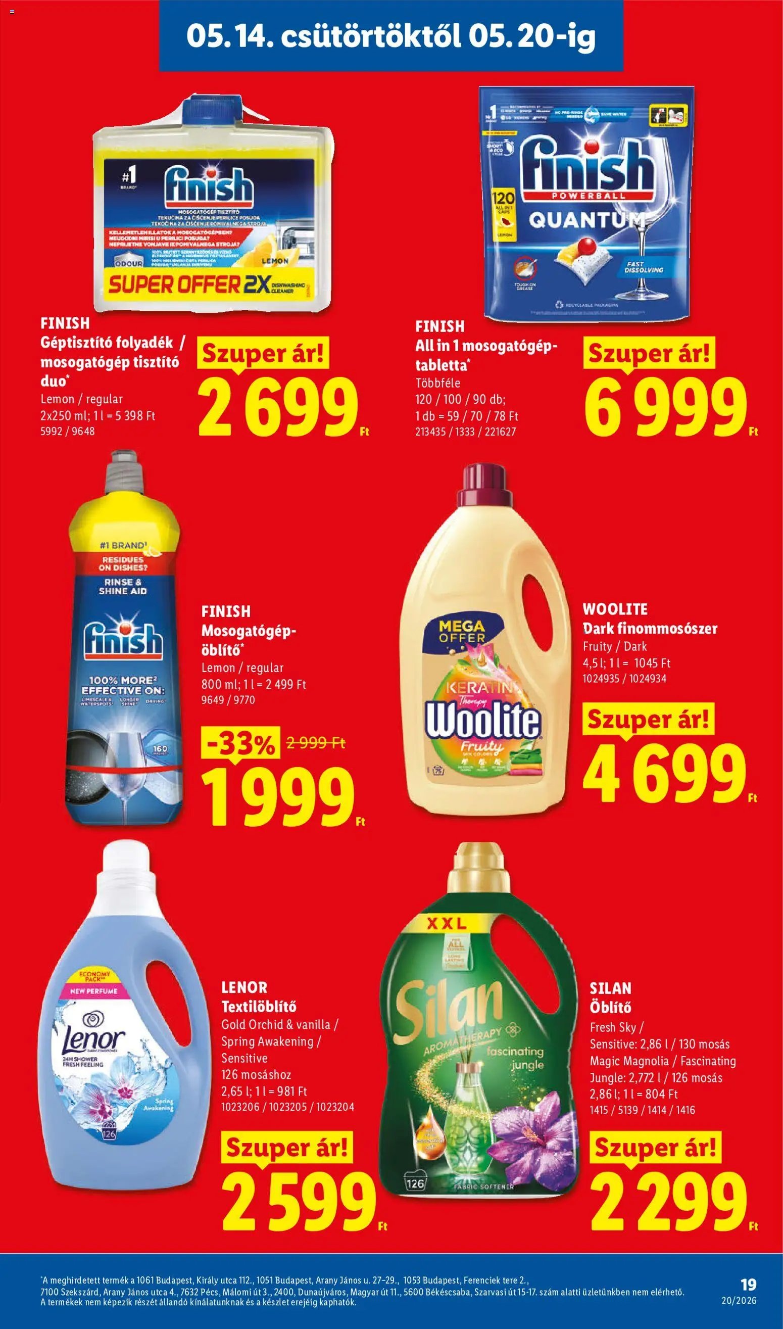 Lidl újság 2026.05.14. Lidl akciós újság (2026-05-14 - 2026-05-20)