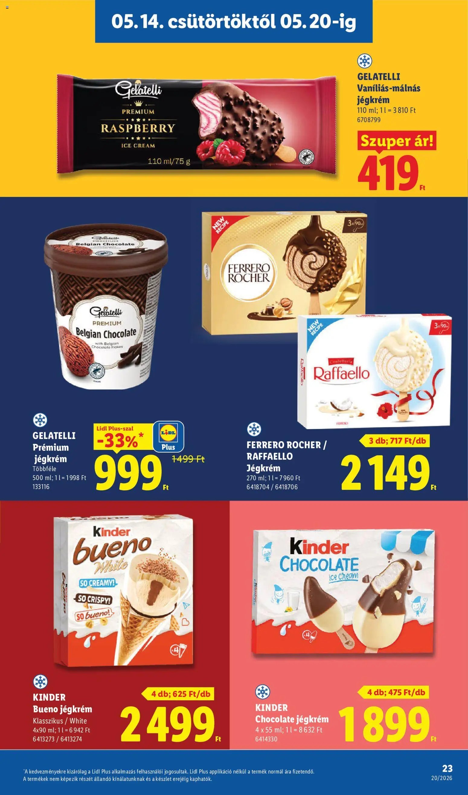 Lidl újság 2026.05.14. Lidl akciós újság (2026-05-14 - 2026-05-20)