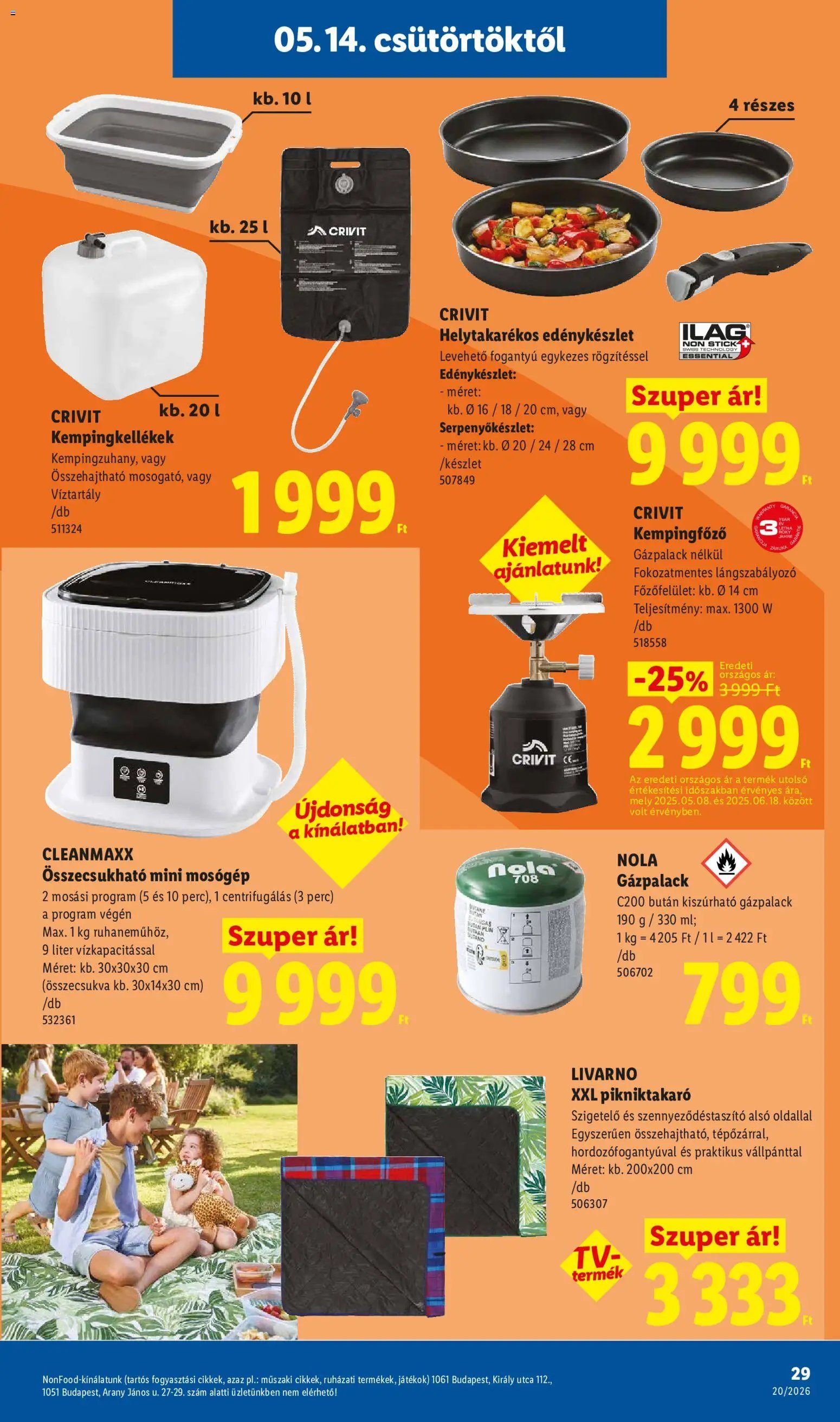 Lidl újság 2026.05.14. Lidl akciós újság (2026-05-14 - 2026-05-20)