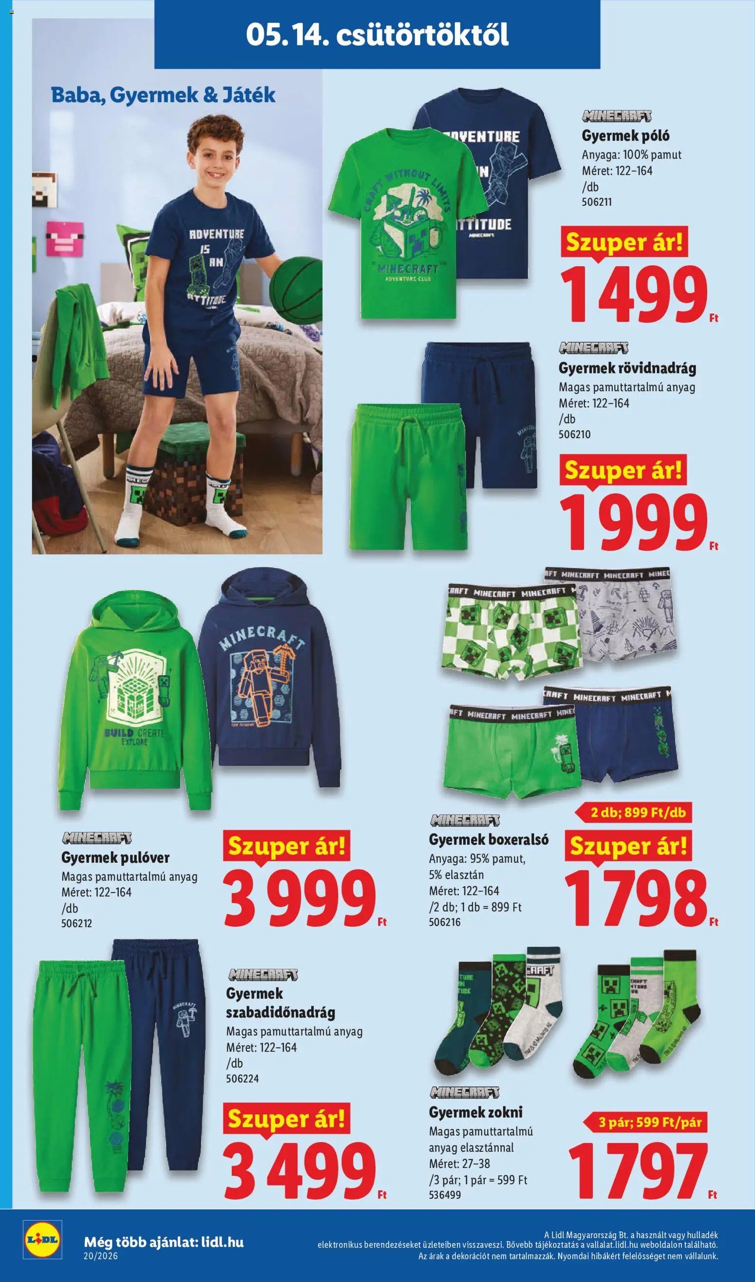 Lidl újság 2026.05.14. Lidl akciós újság (2026-05-14 - 2026-05-20)