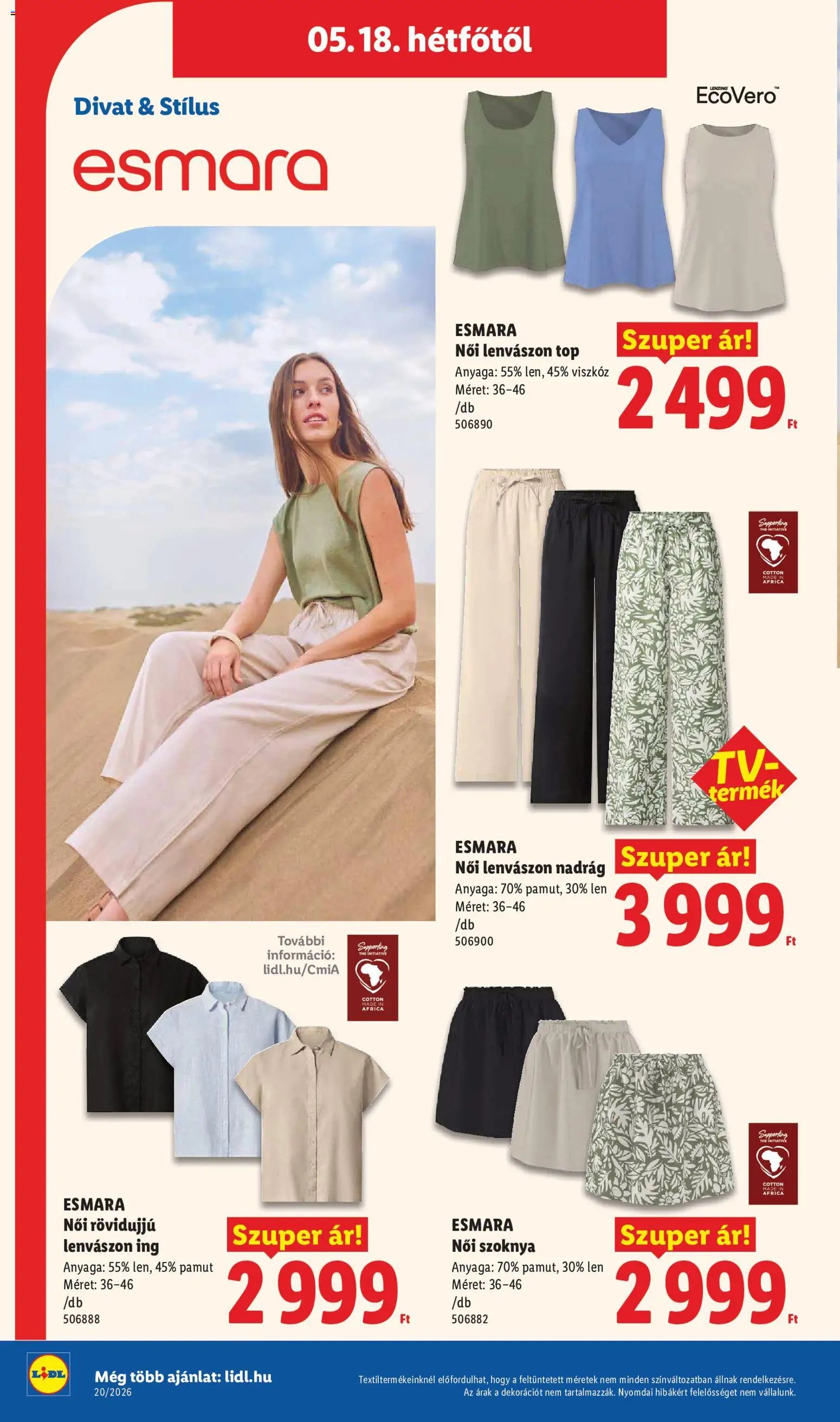 Lidl újság 2026.05.14. Lidl akciós újság (2026-05-14 - 2026-05-20)