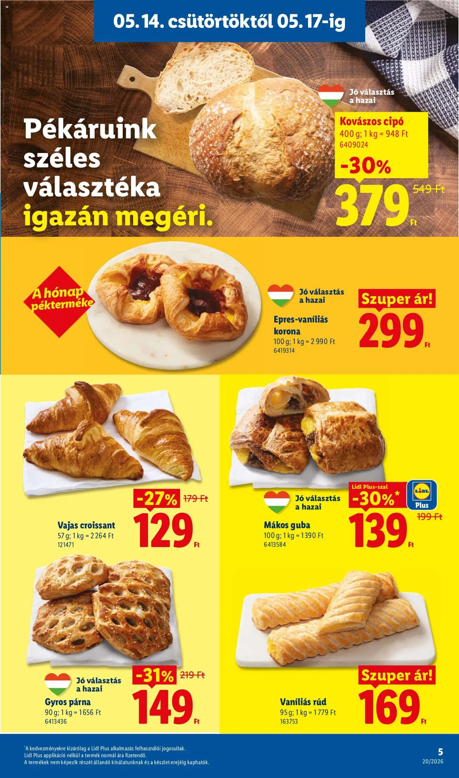 Lidl újság 2026.05.14. Lidl akciós újság (2026-05-14 - 2026-05-20)