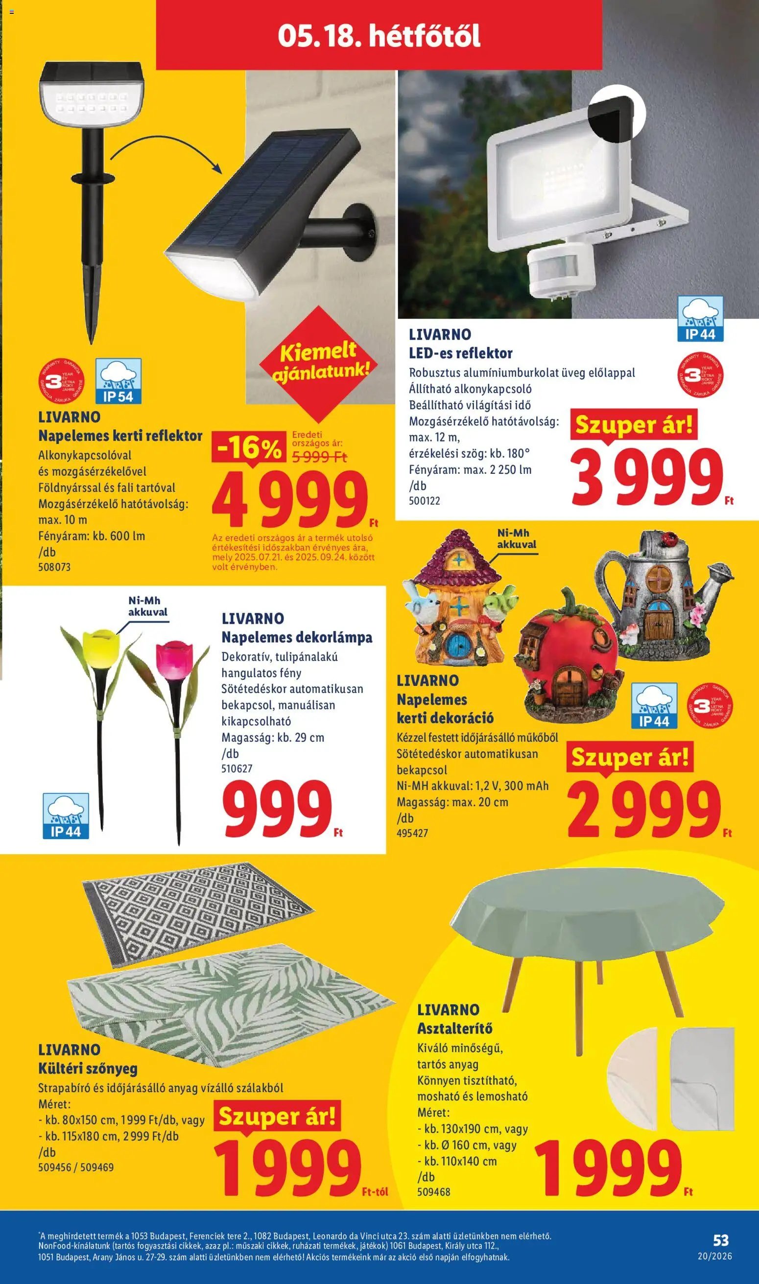 Lidl újság 2026.05.14. Lidl akciós újság (2026-05-14 - 2026-05-20)