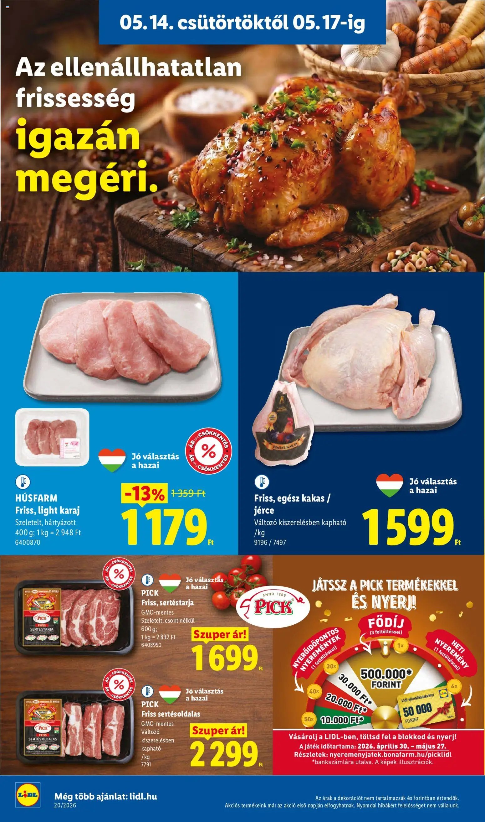 Lidl újság 2026.05.14. Lidl akciós újság (2026-05-14 - 2026-05-20)