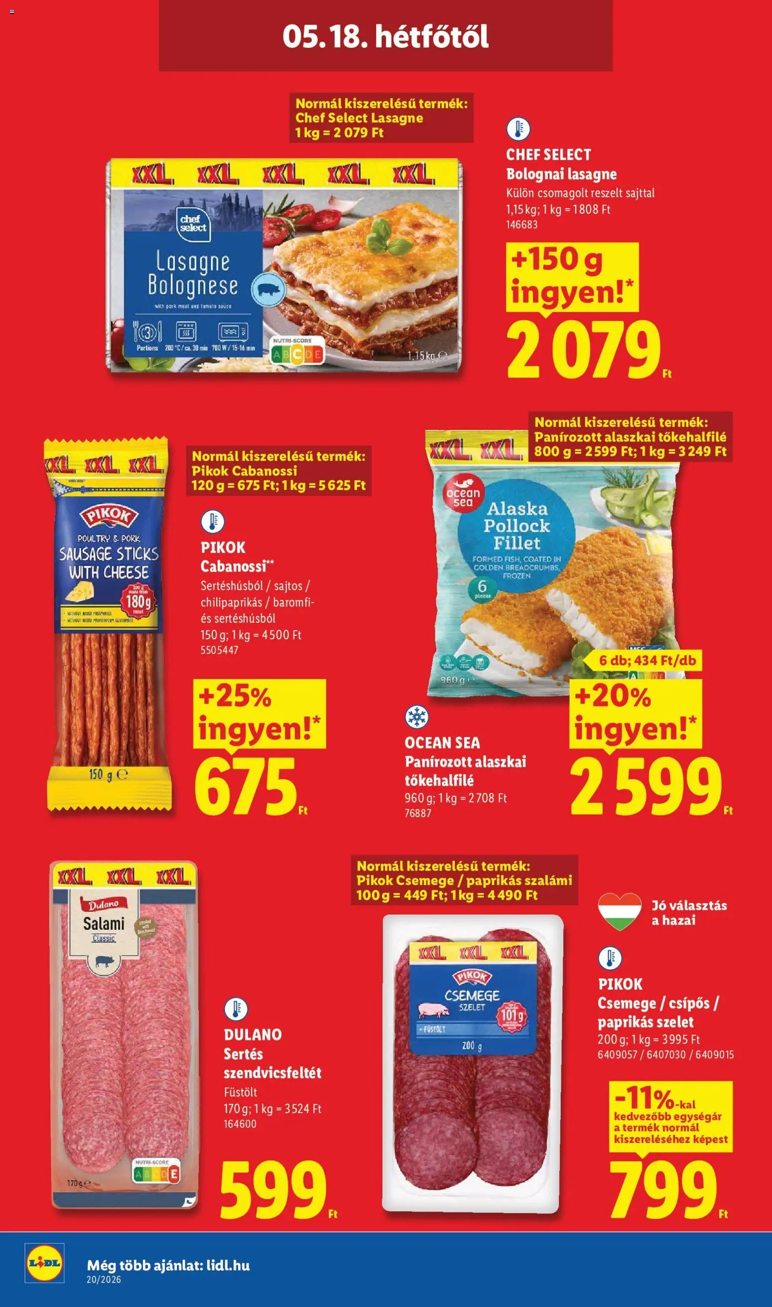 Lidl újság 2026.05.14. Lidl akciós újság (2026-05-14 - 2026-05-20)