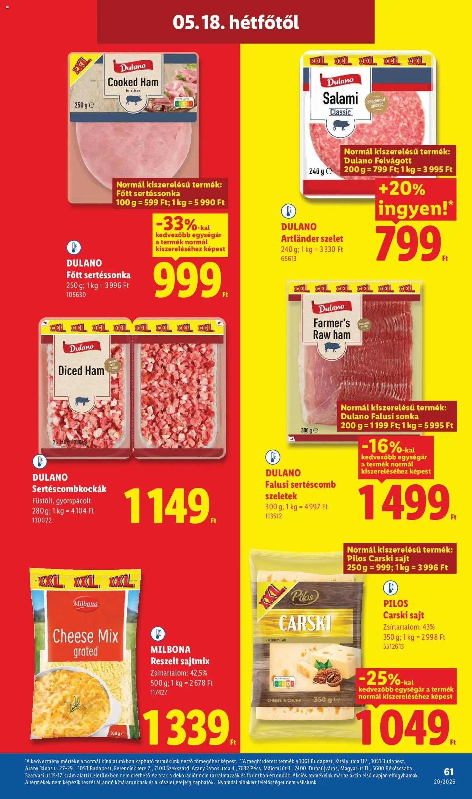 Lidl újság 2026.05.14. Lidl akciós újság (2026-05-14 - 2026-05-20)