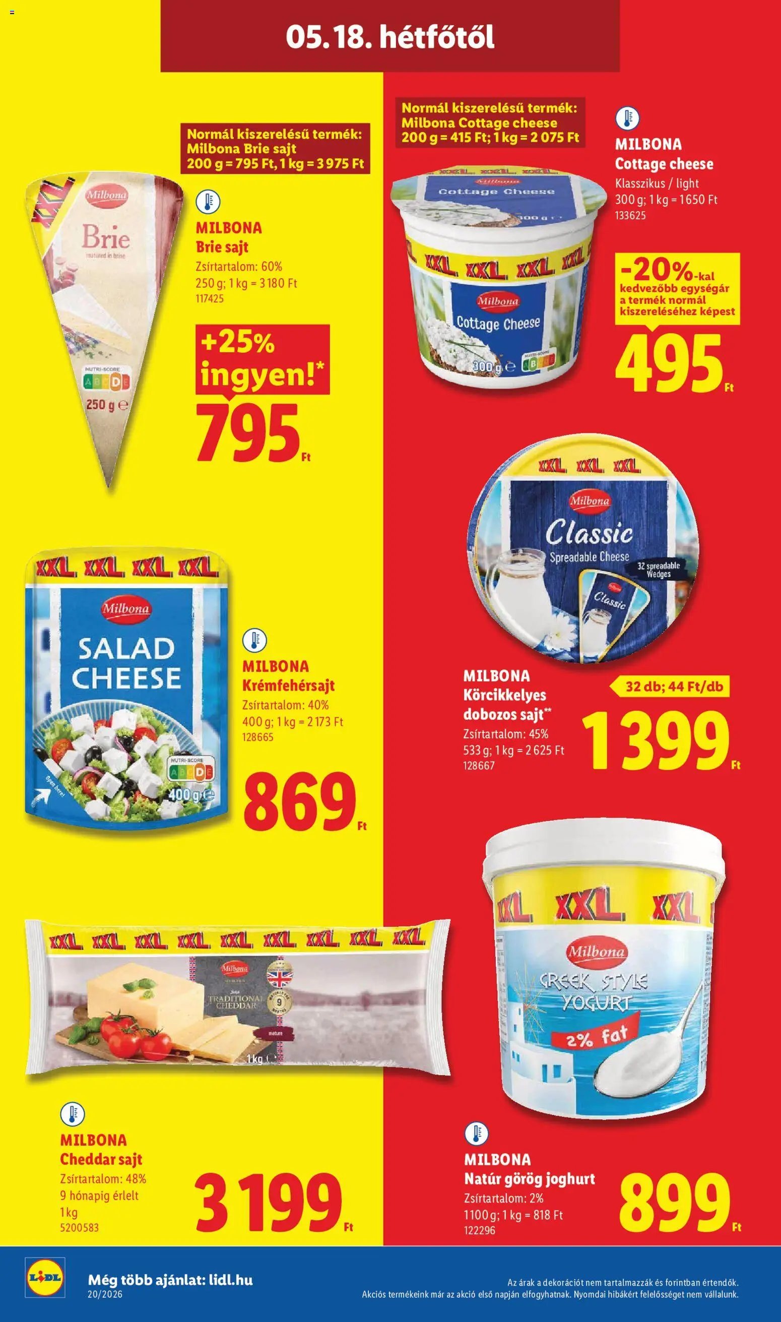 Lidl újság 2026.05.14. Lidl akciós újság (2026-05-14 - 2026-05-20)