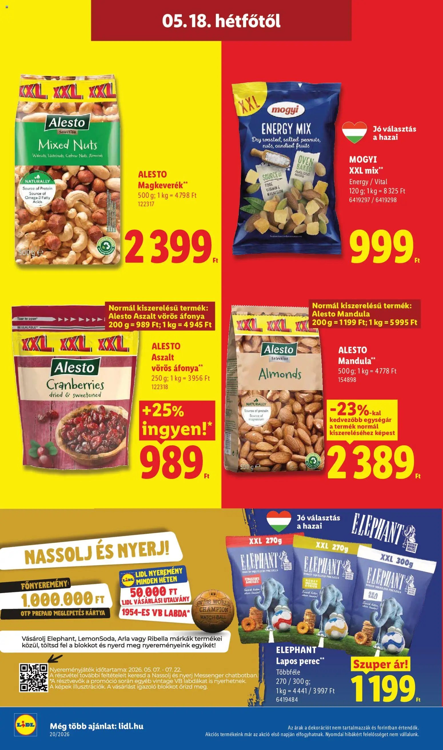 Lidl újság 2026.05.14. Lidl akciós újság (2026-05-14 - 2026-05-20)