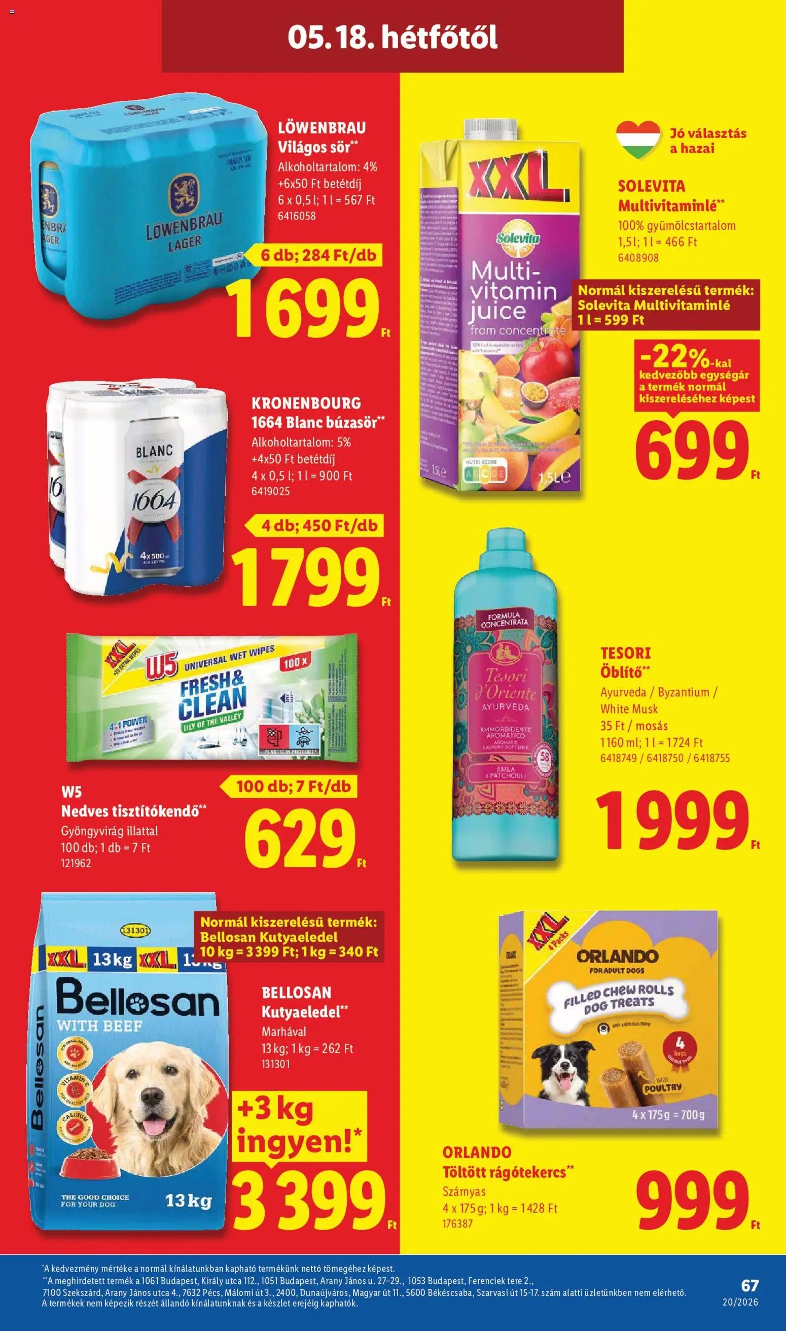 Lidl újság 2026.05.14. Lidl akciós újság (2026-05-14 - 2026-05-20)