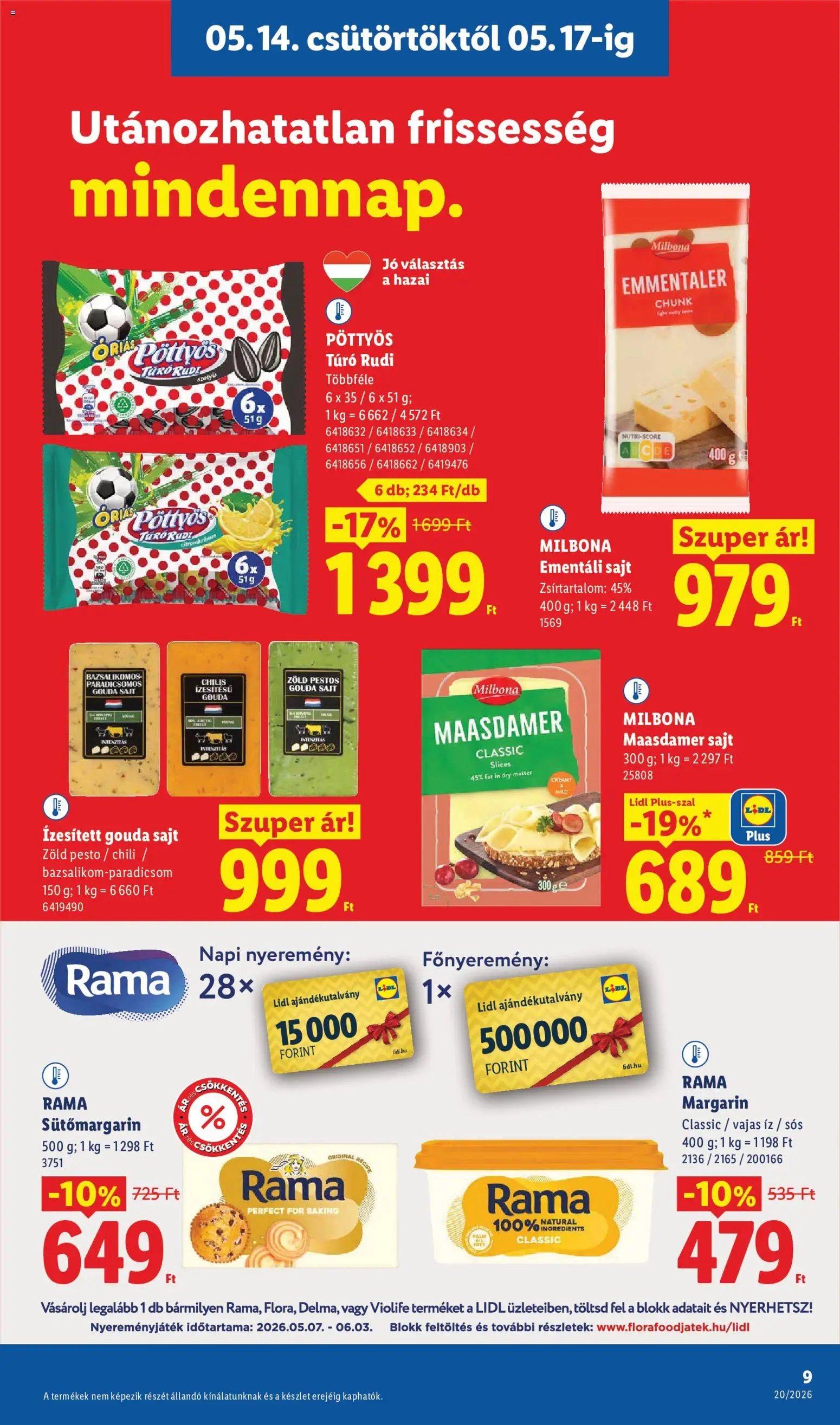 Lidl újság 2026.05.14. Lidl akciós újság (2026-05-14 - 2026-05-20)