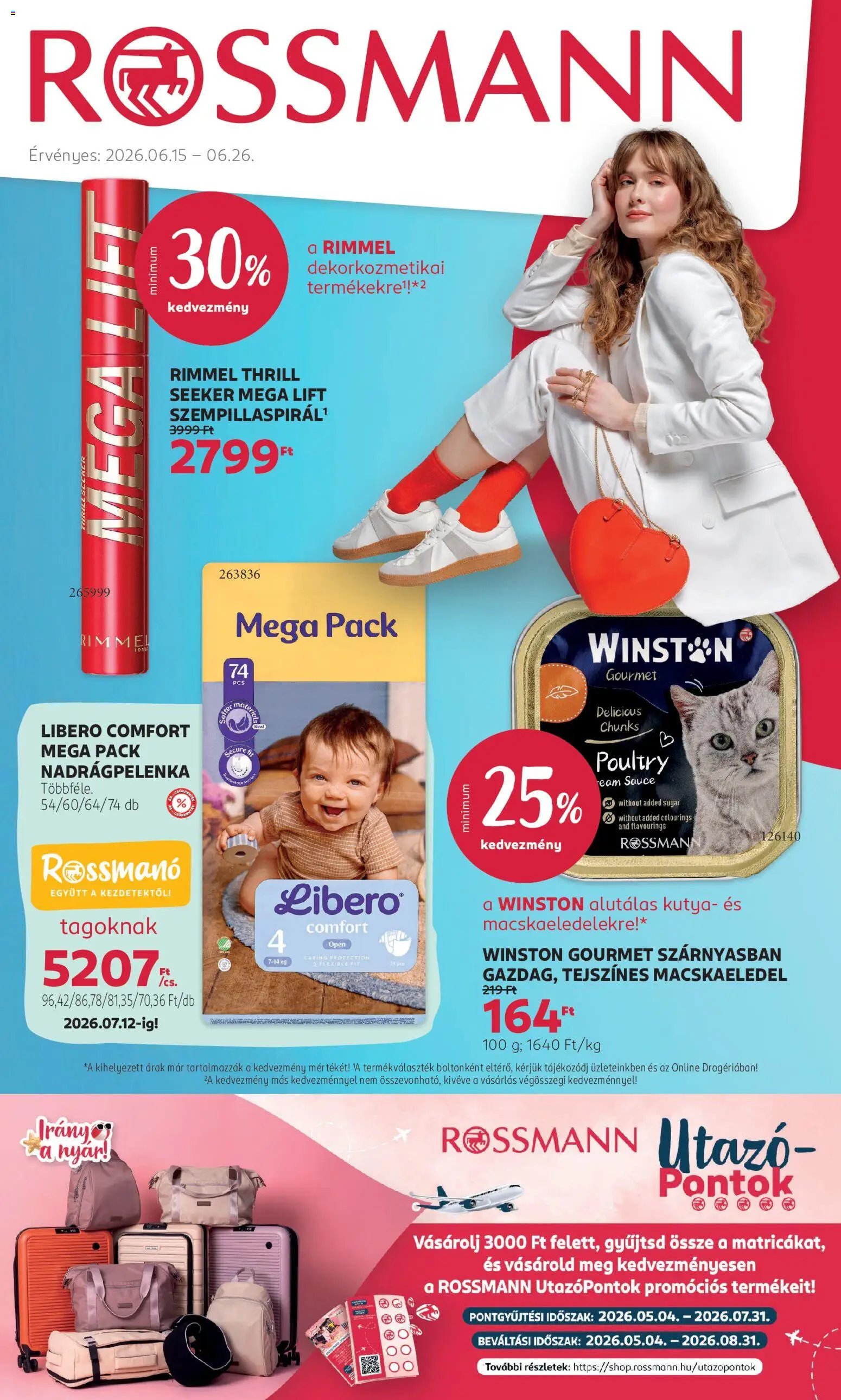 Rossmann újság 2026.06.15. Rossmann akciós újság