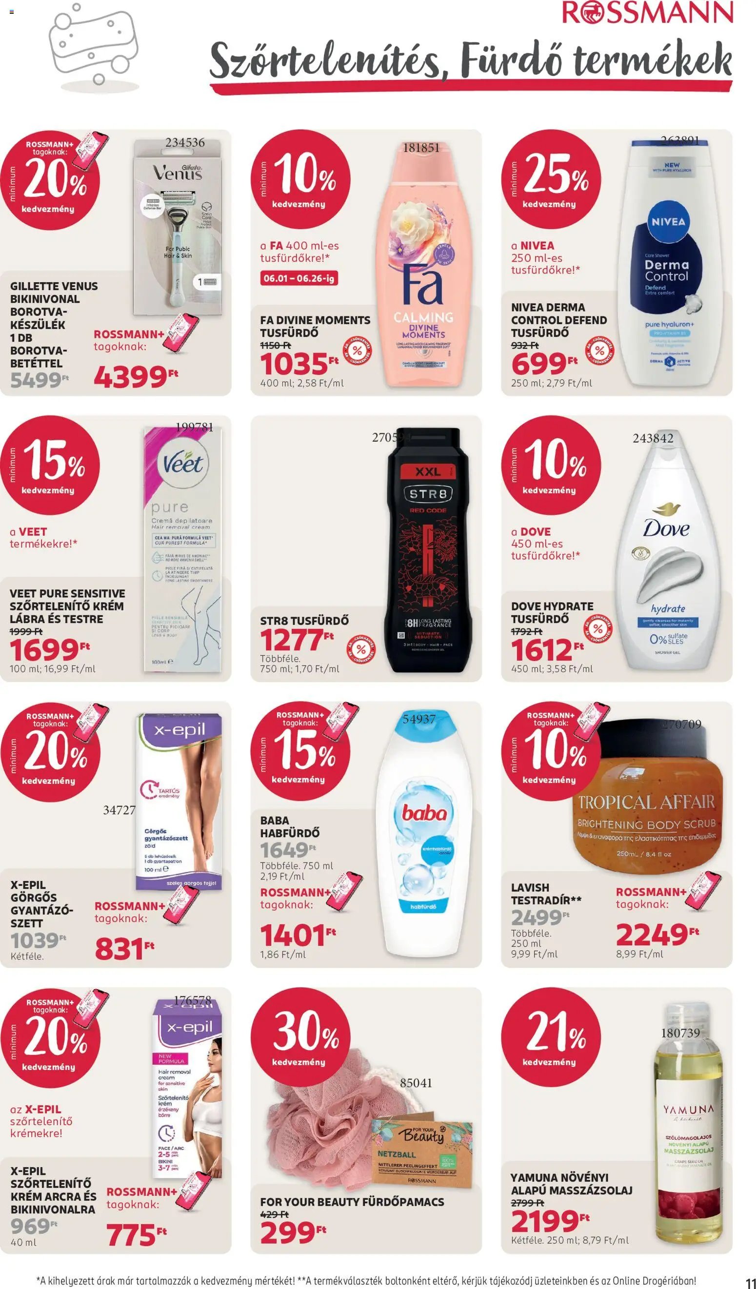 Rossmann újság 2026.06.15. Rossmann akciós újság