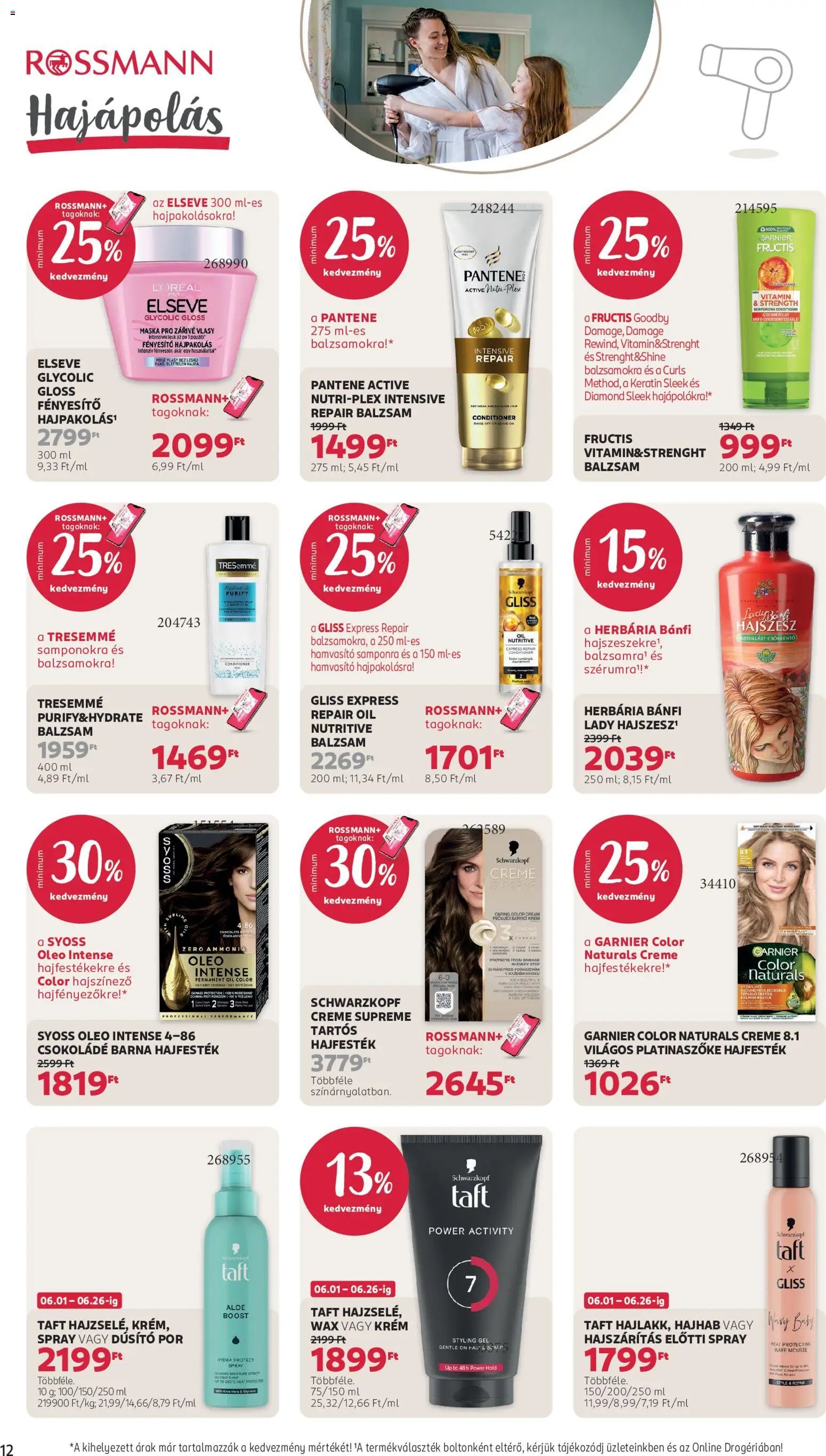 Rossmann újság 2026.06.15. Rossmann akciós újság