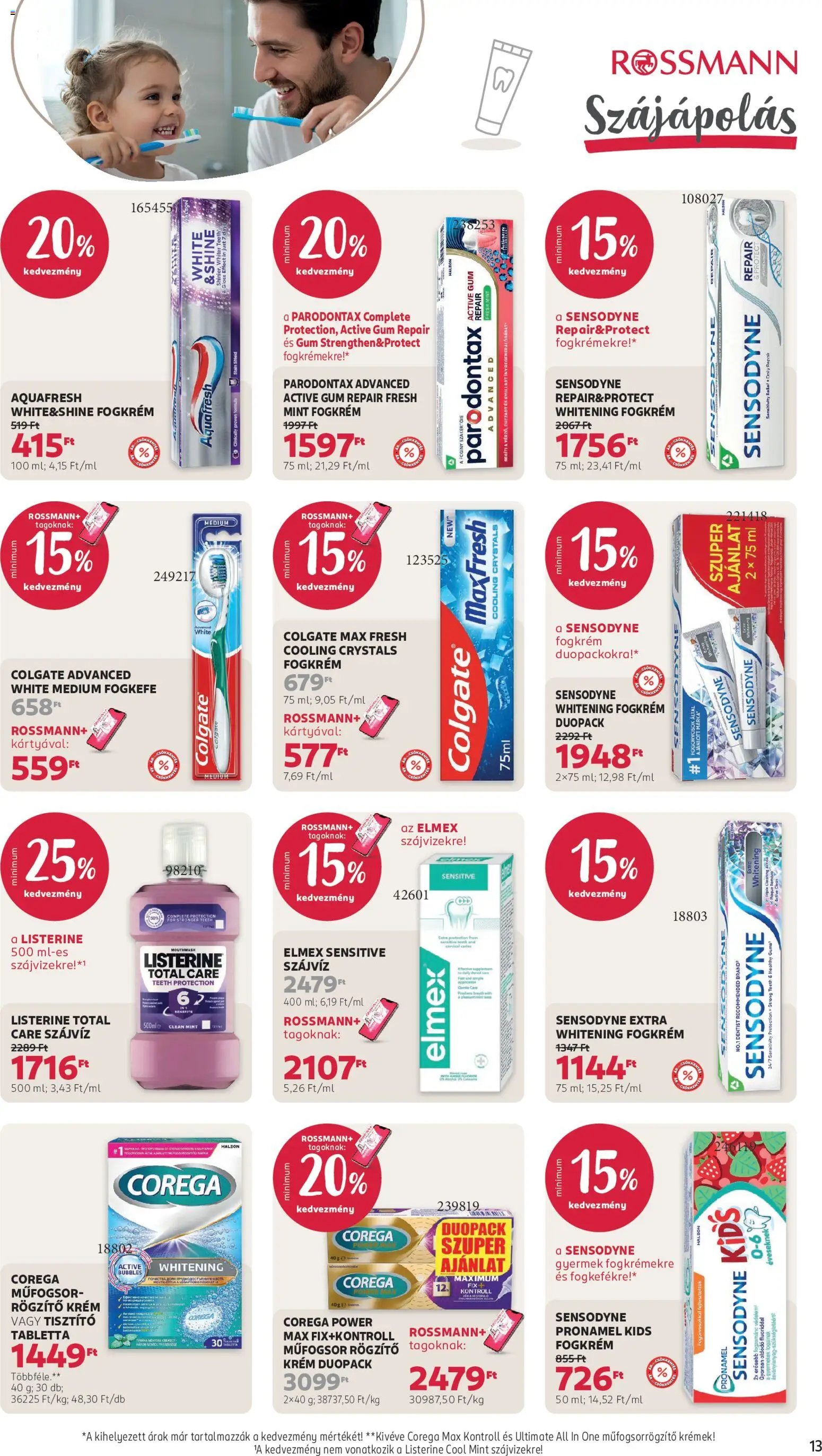 Rossmann újság 2026.06.15. Rossmann akciós újság