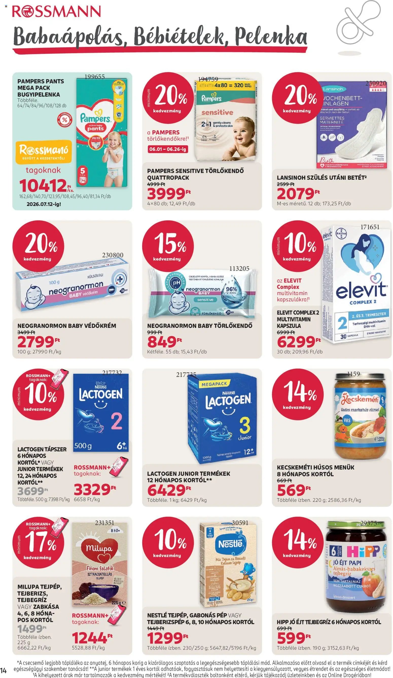 Rossmann újság 2026.06.15. Rossmann akciós újság