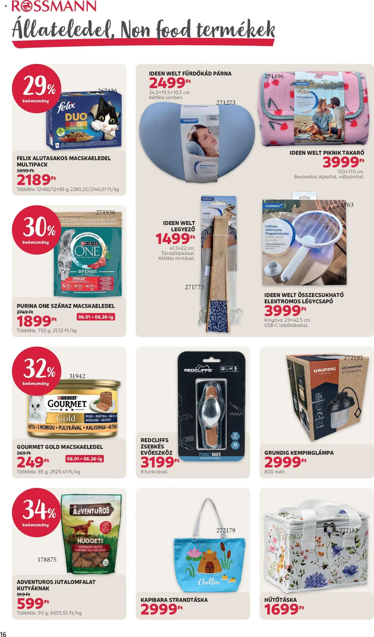 Rossmann újság 2026.06.15. Rossmann akciós újság