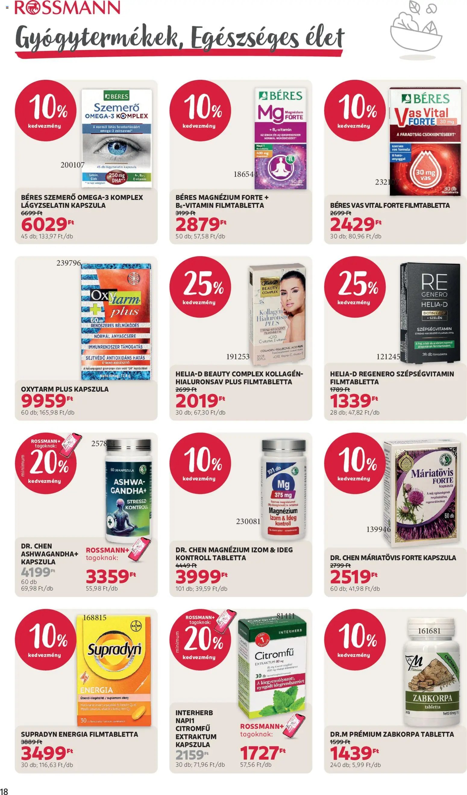 Rossmann újság 2026.06.15. Rossmann akciós újság