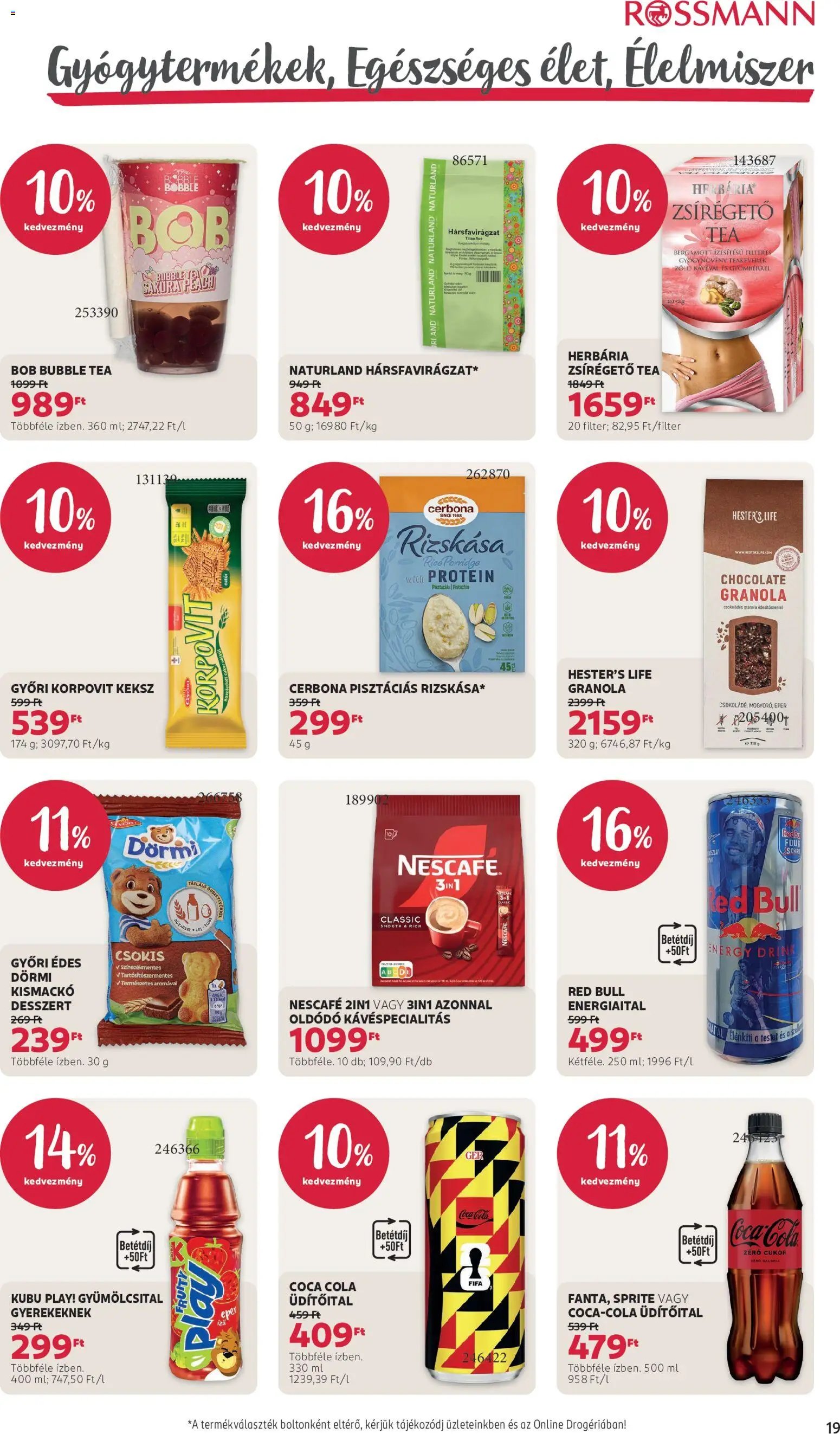 Rossmann újság 2026.06.15. Rossmann akciós újság