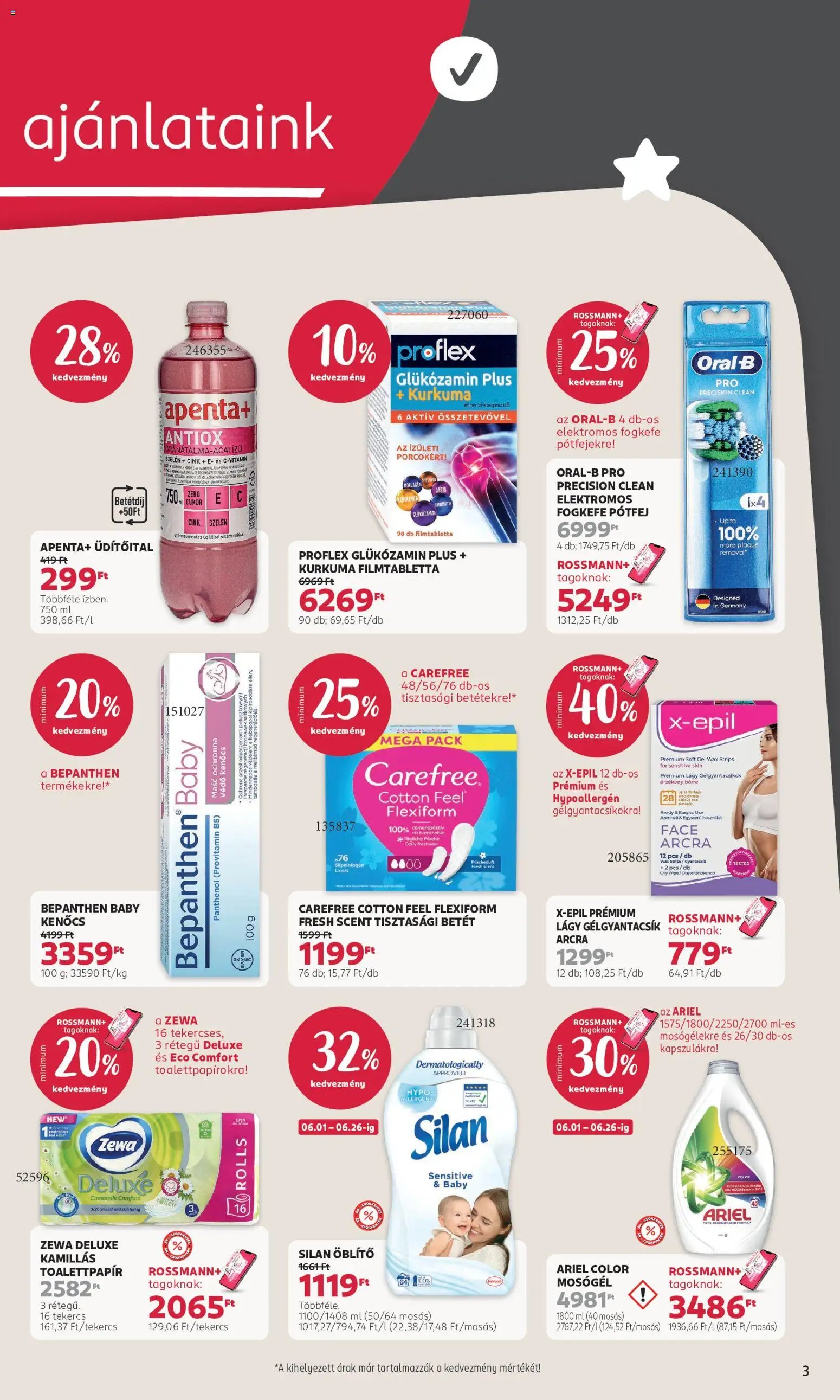 Rossmann újság 2026.06.15. Rossmann akciós újság