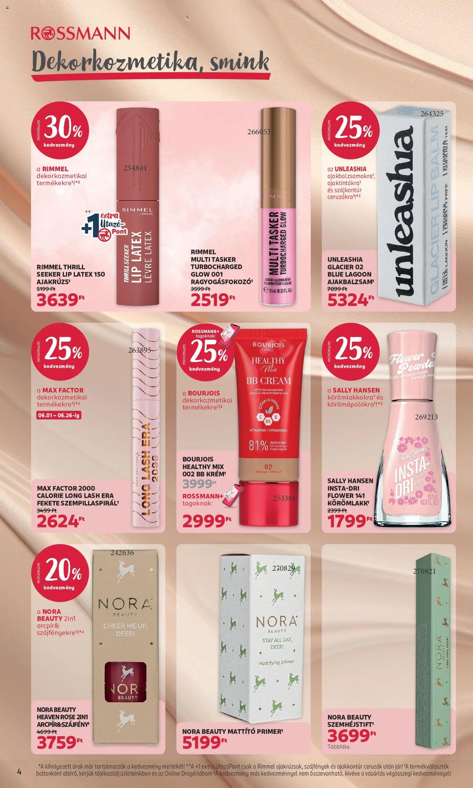 Rossmann újság 2026.06.15. Rossmann akciós újság