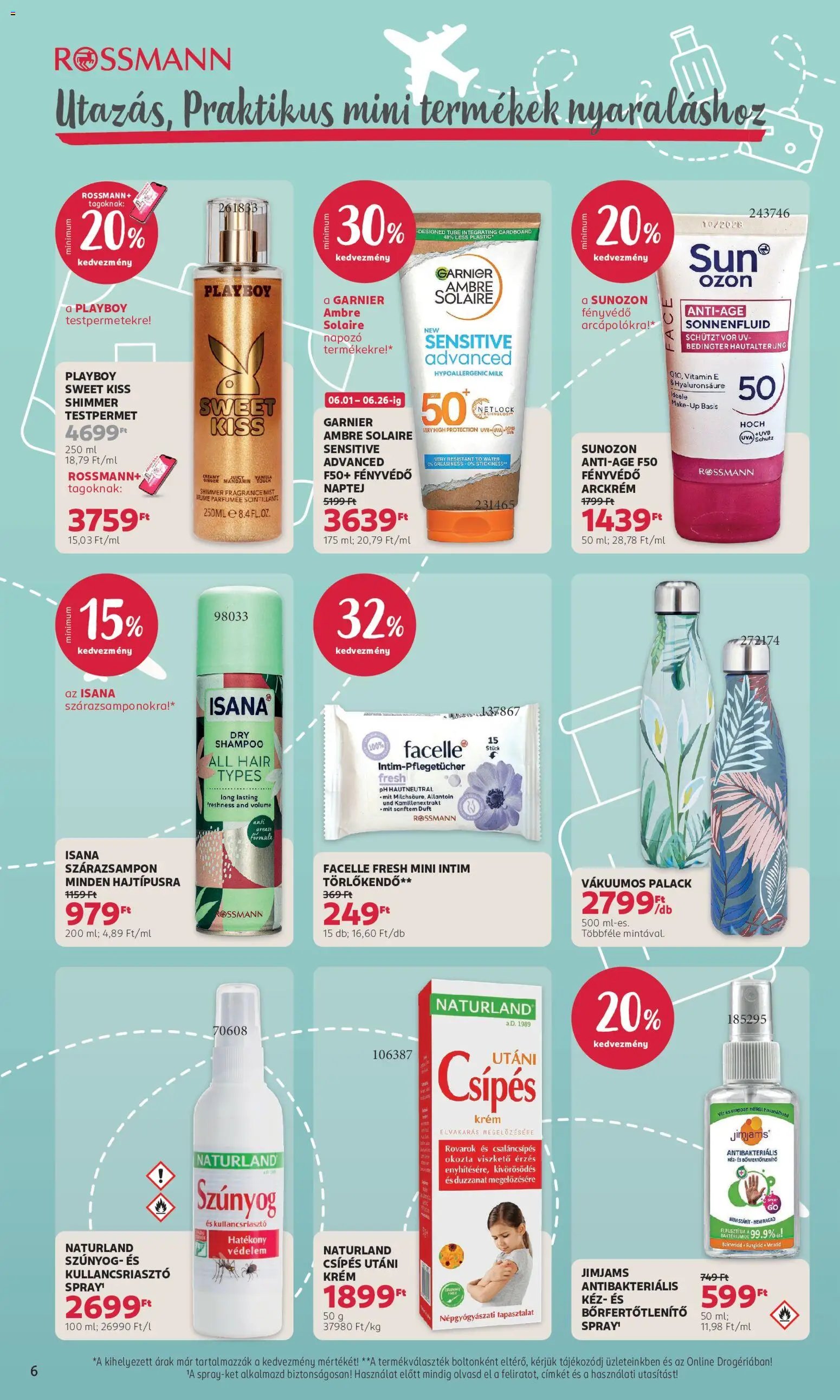 Rossmann újság 2026.06.15. Rossmann akciós újság