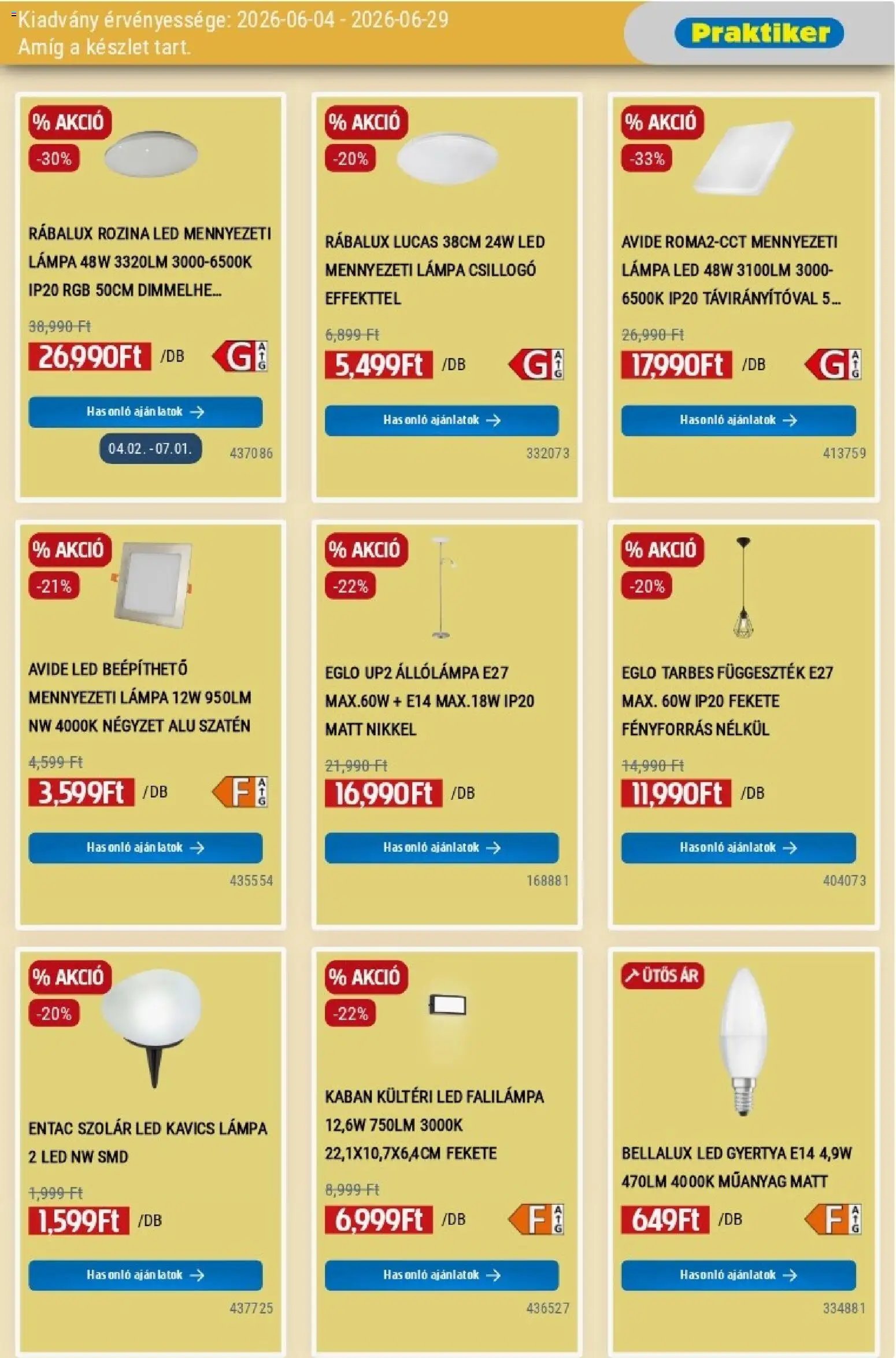 Praktiker újság 2026.06.04. Praktiker akciós újság