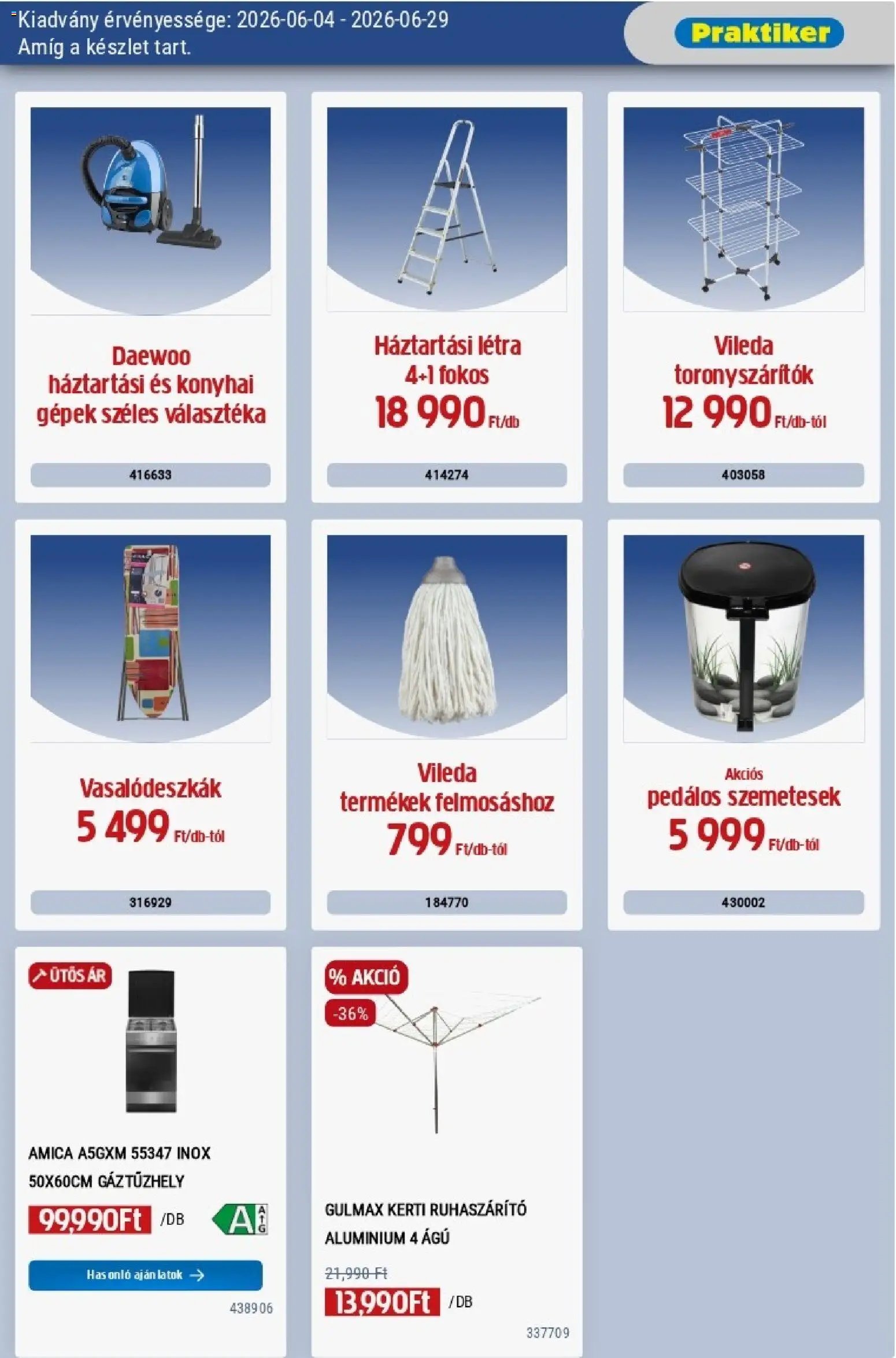 Praktiker újság 2026.06.04. Praktiker akciós újság