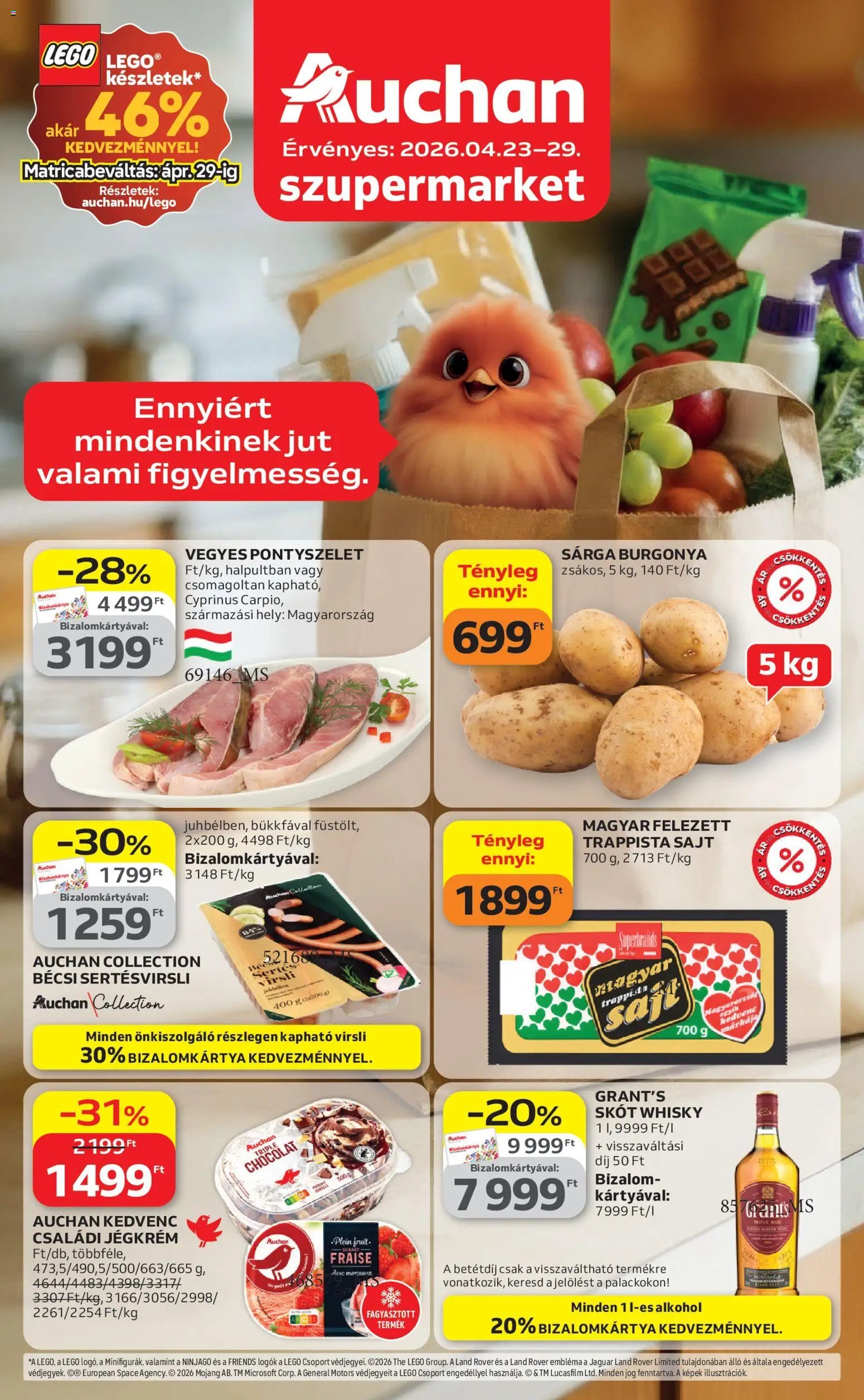 Auchan újság 2026.04.23. Auchan Szupermarket akciós újság (2026-04-23 - 2026-04-29)
