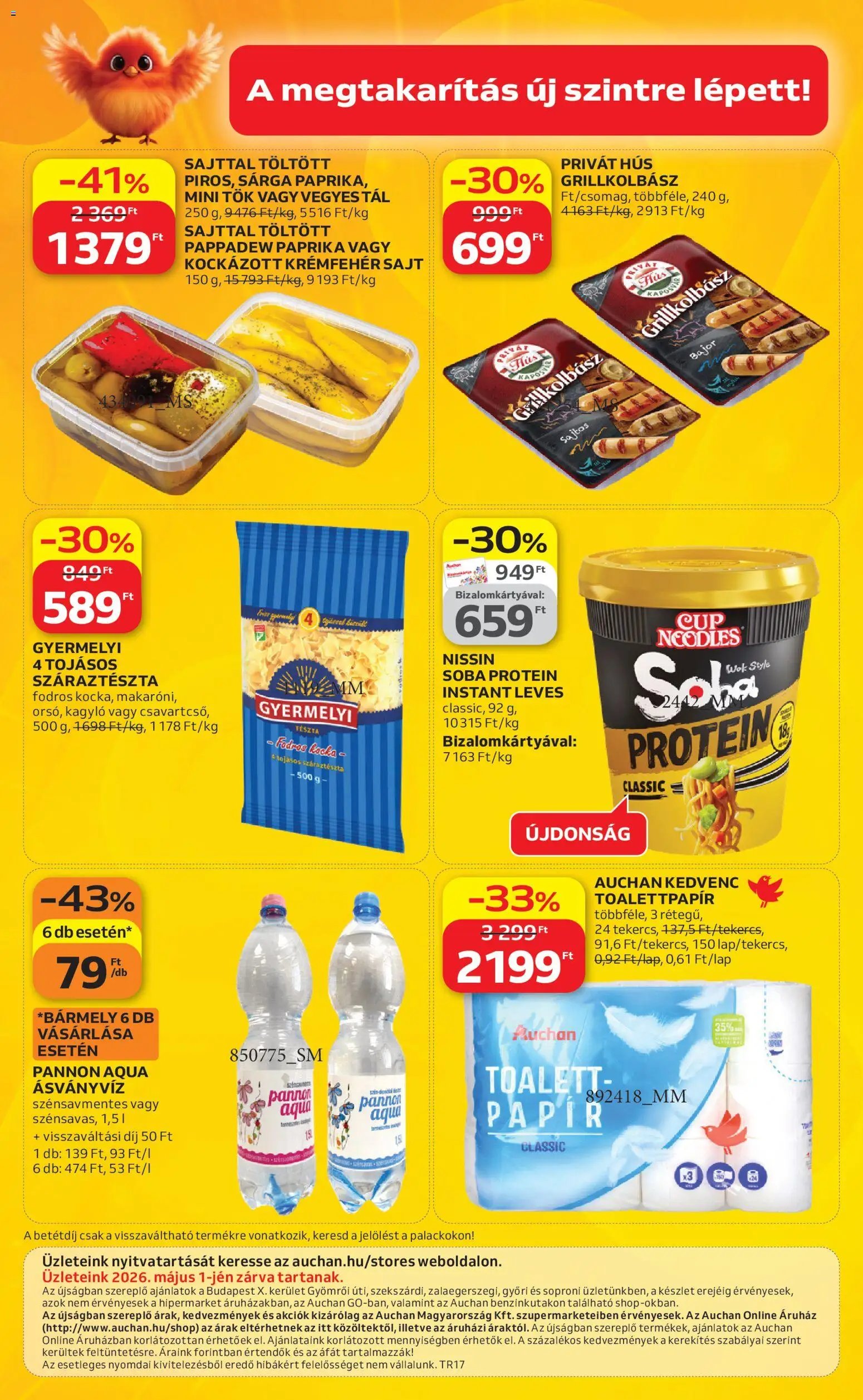 Auchan újság 2026.04.23. Auchan Szupermarket akciós újság (2026-04-23 - 2026-04-29)