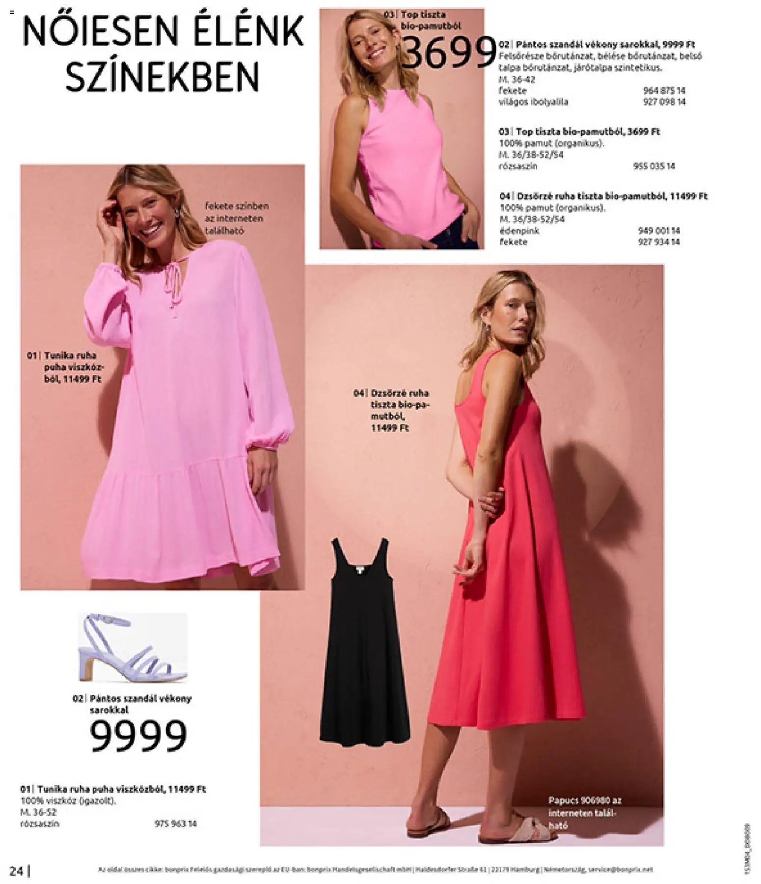 Bonprix újság 2026.03.30. Bonprix katalógus - Csupa Piros (2026-03-30 - 2026-04-27)