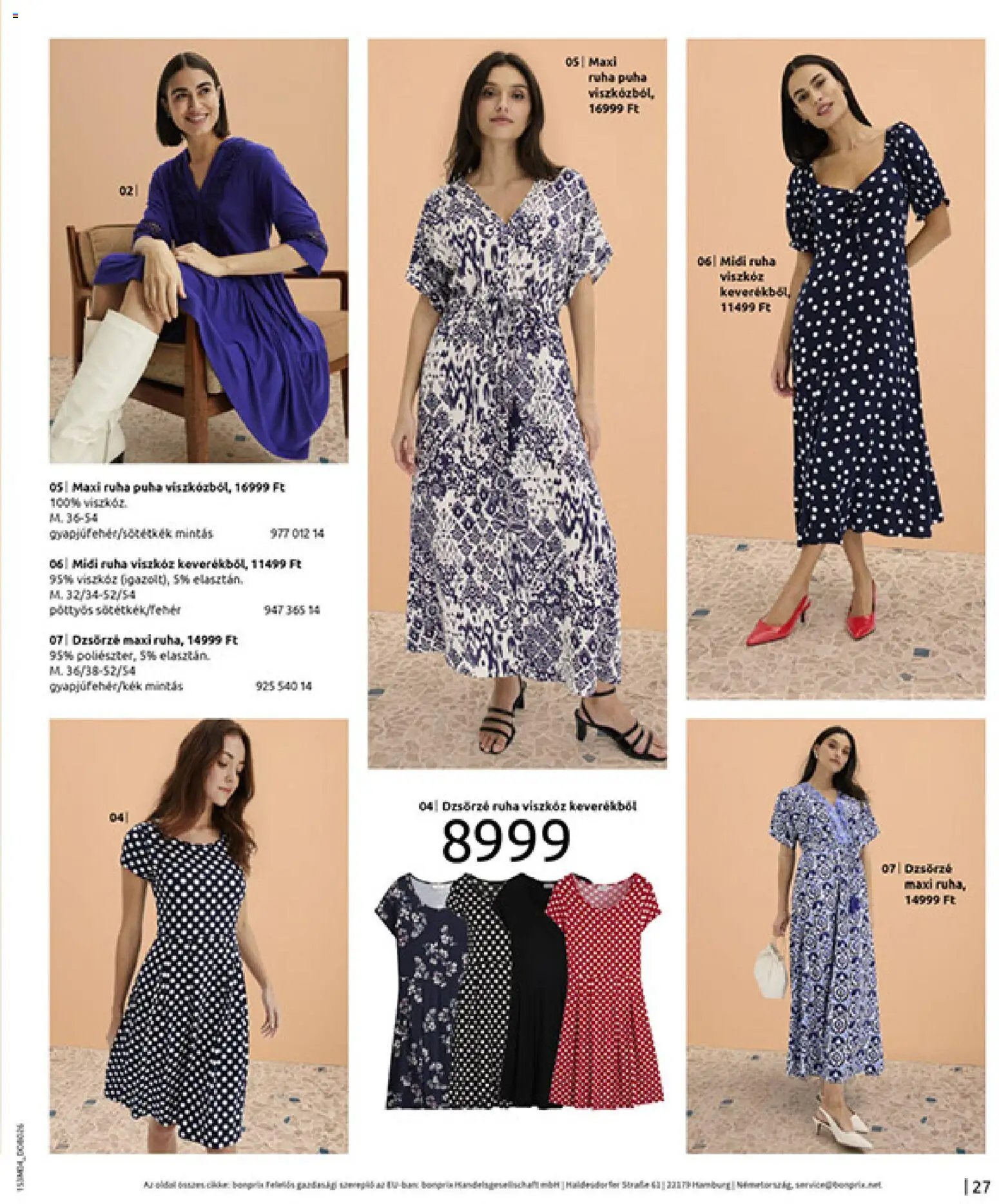 Bonprix újság 2026.03.30. Bonprix katalógus - Csupa Piros (2026-03-30 - 2026-04-27)