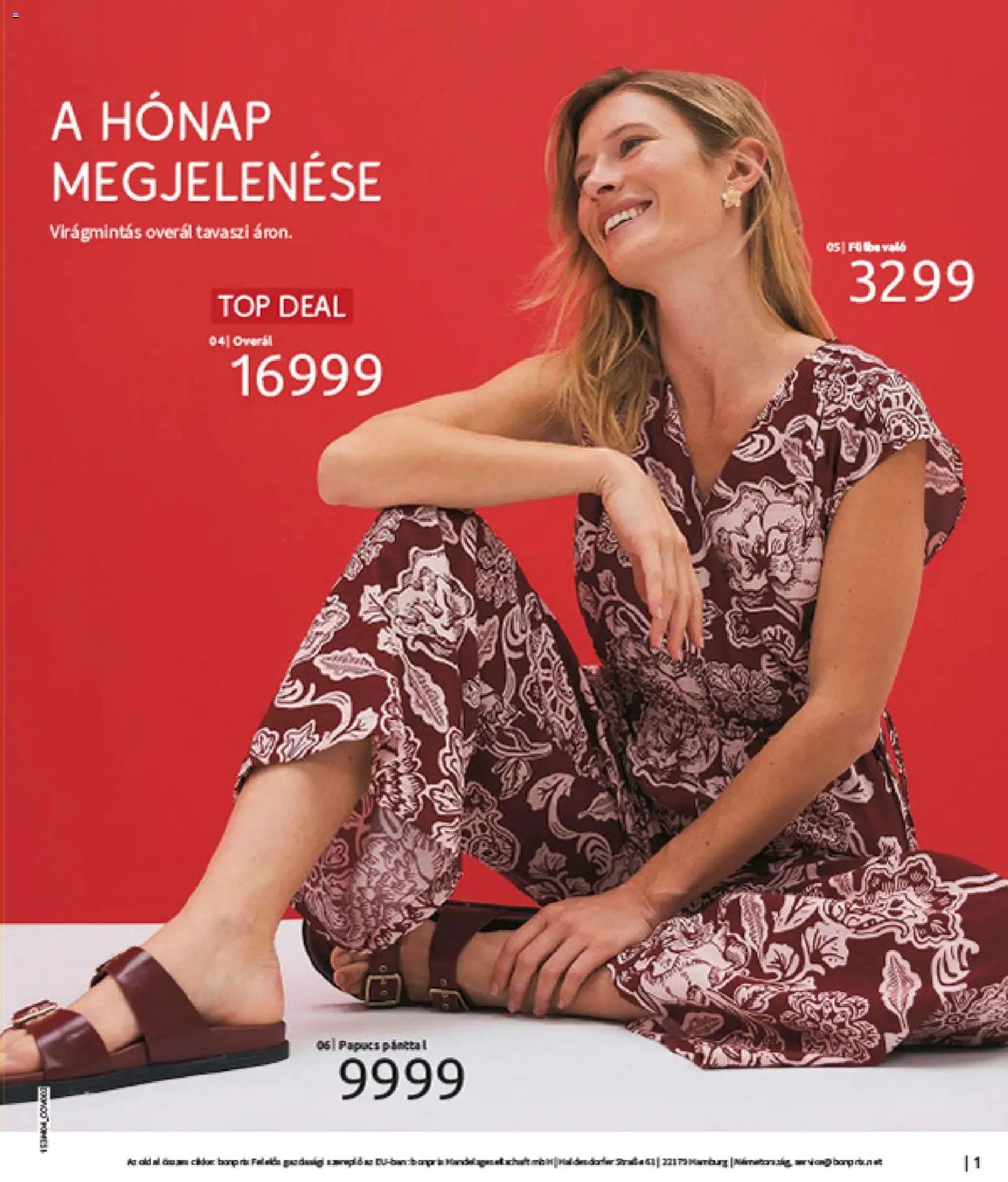 Bonprix újság 2026.03.30. Bonprix katalógus - Csupa Piros (2026-03-30 - 2026-04-27)