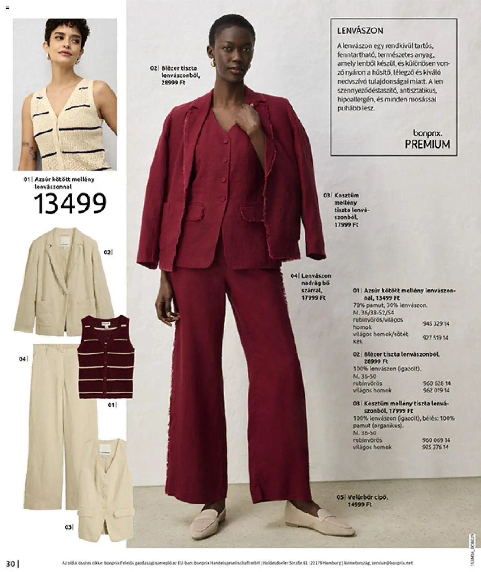 Bonprix újság 2026.03.30. Bonprix katalógus - Csupa Piros (2026-03-30 - 2026-04-27)