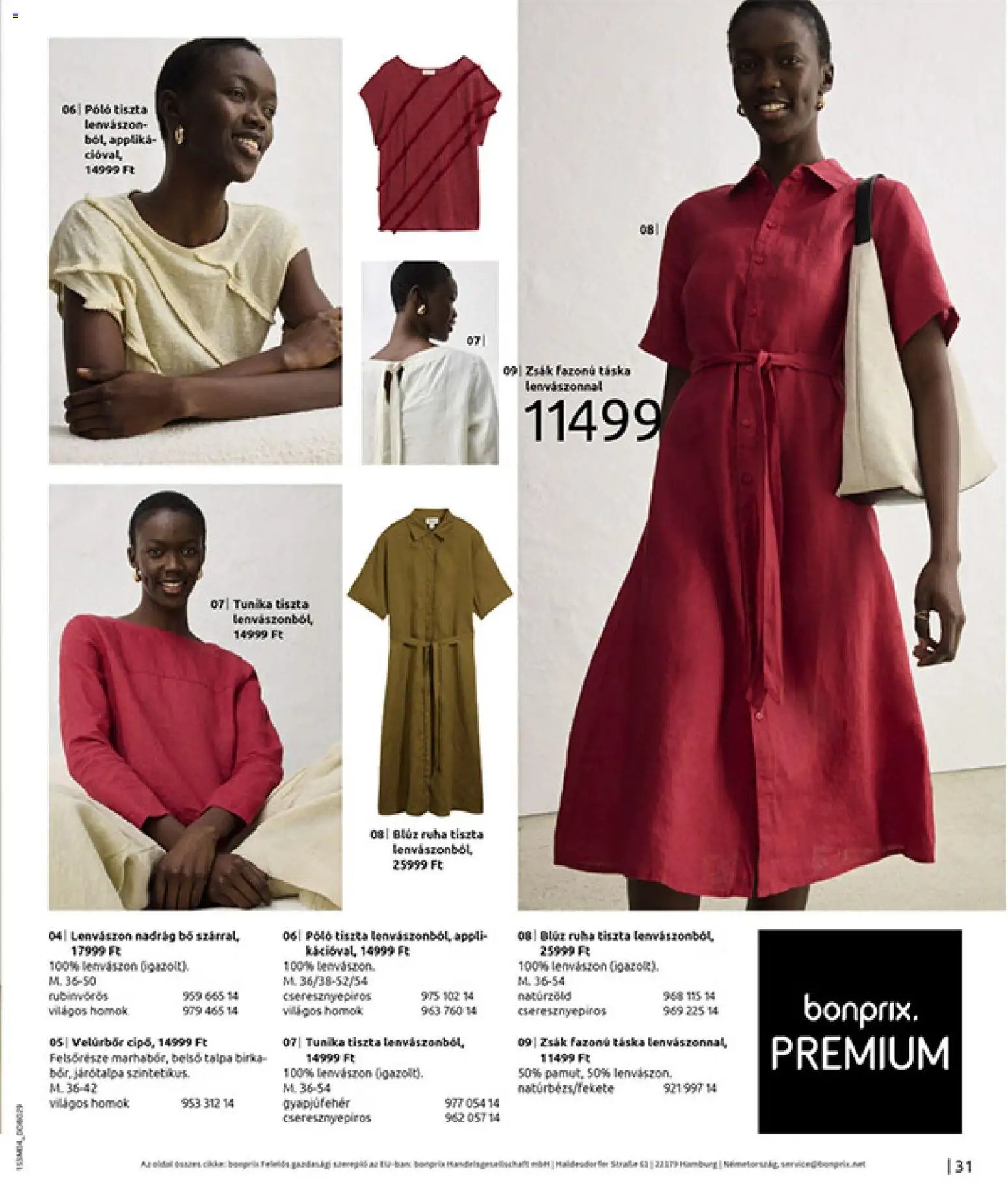 Bonprix újság 2026.03.30. Bonprix katalógus - Csupa Piros (2026-03-30 - 2026-04-27)