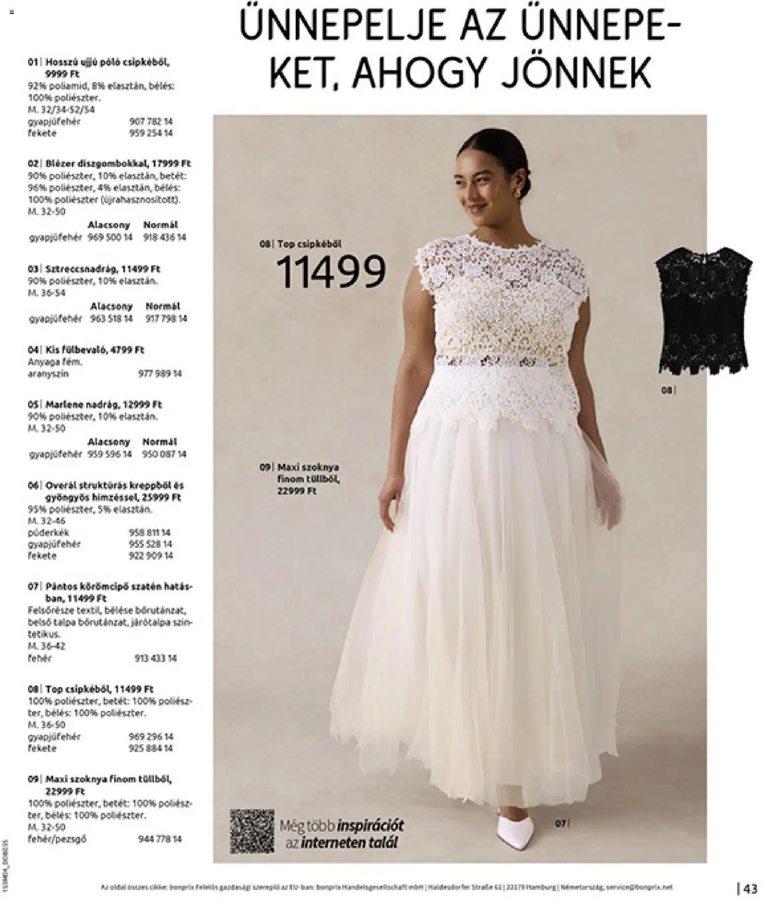 Bonprix újság 2026.03.30. Bonprix katalógus - Csupa Piros (2026-03-30 - 2026-04-27)