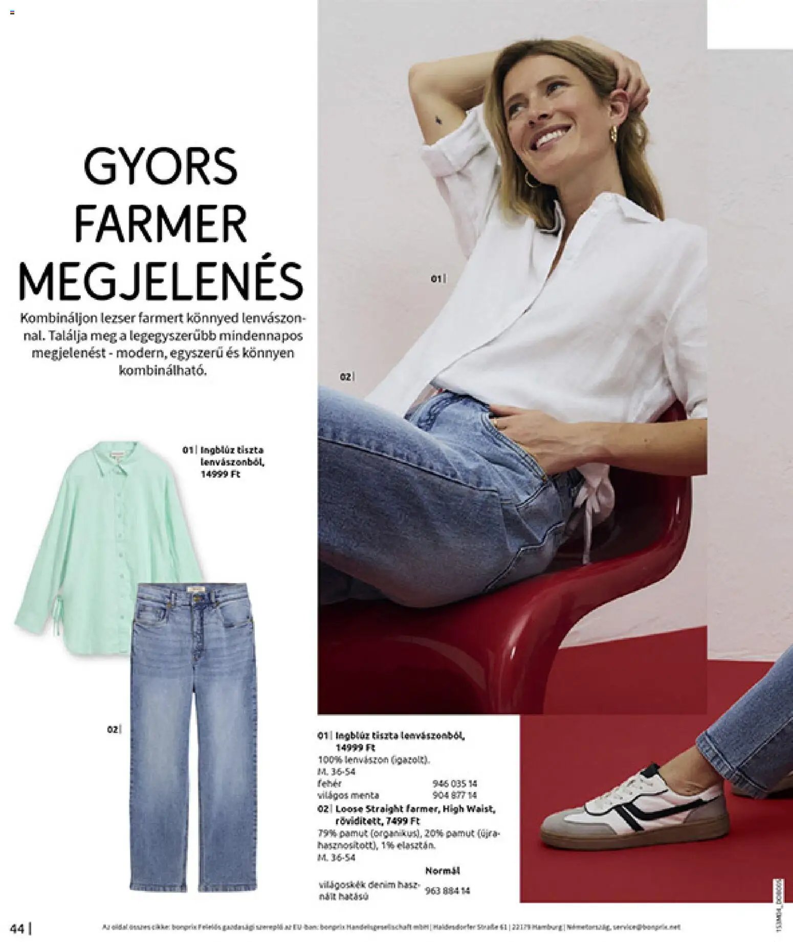 Bonprix újság 2026.03.30. Bonprix katalógus - Csupa Piros (2026-03-30 - 2026-04-27)