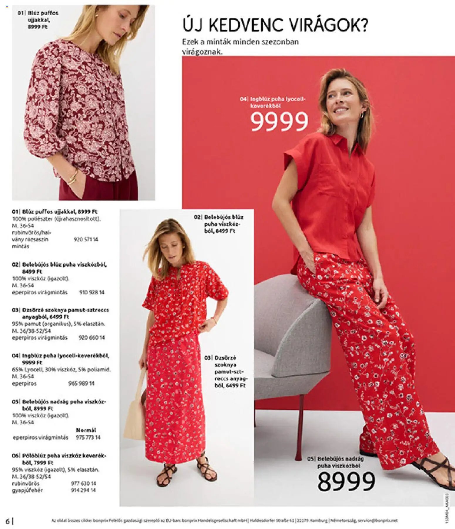 Bonprix újság 2026.03.30. Bonprix katalógus - Csupa Piros (2026-03-30 - 2026-04-27)