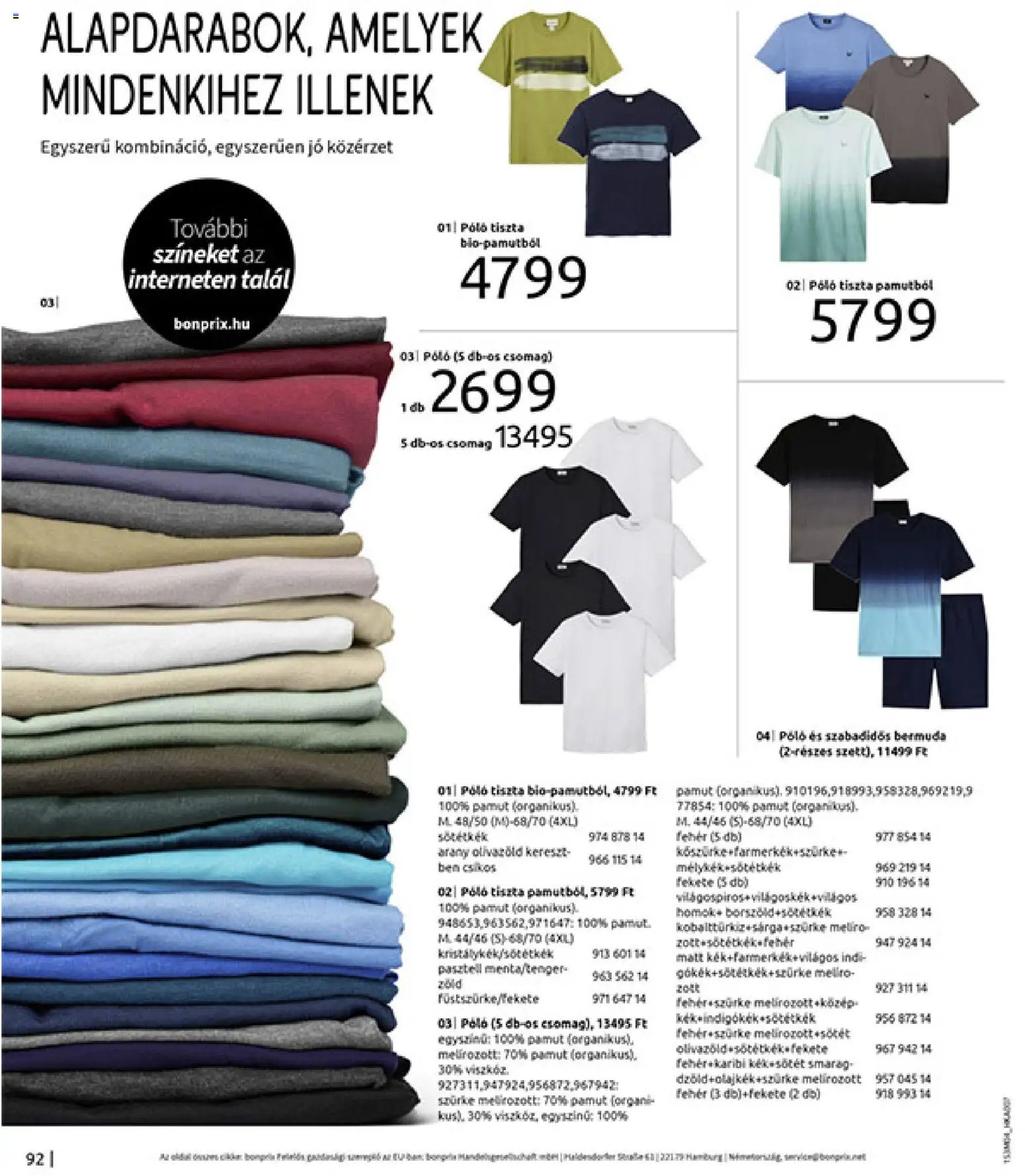 Bonprix újság 2026.03.30. Bonprix katalógus - Csupa Piros (2026-03-30 - 2026-04-27)