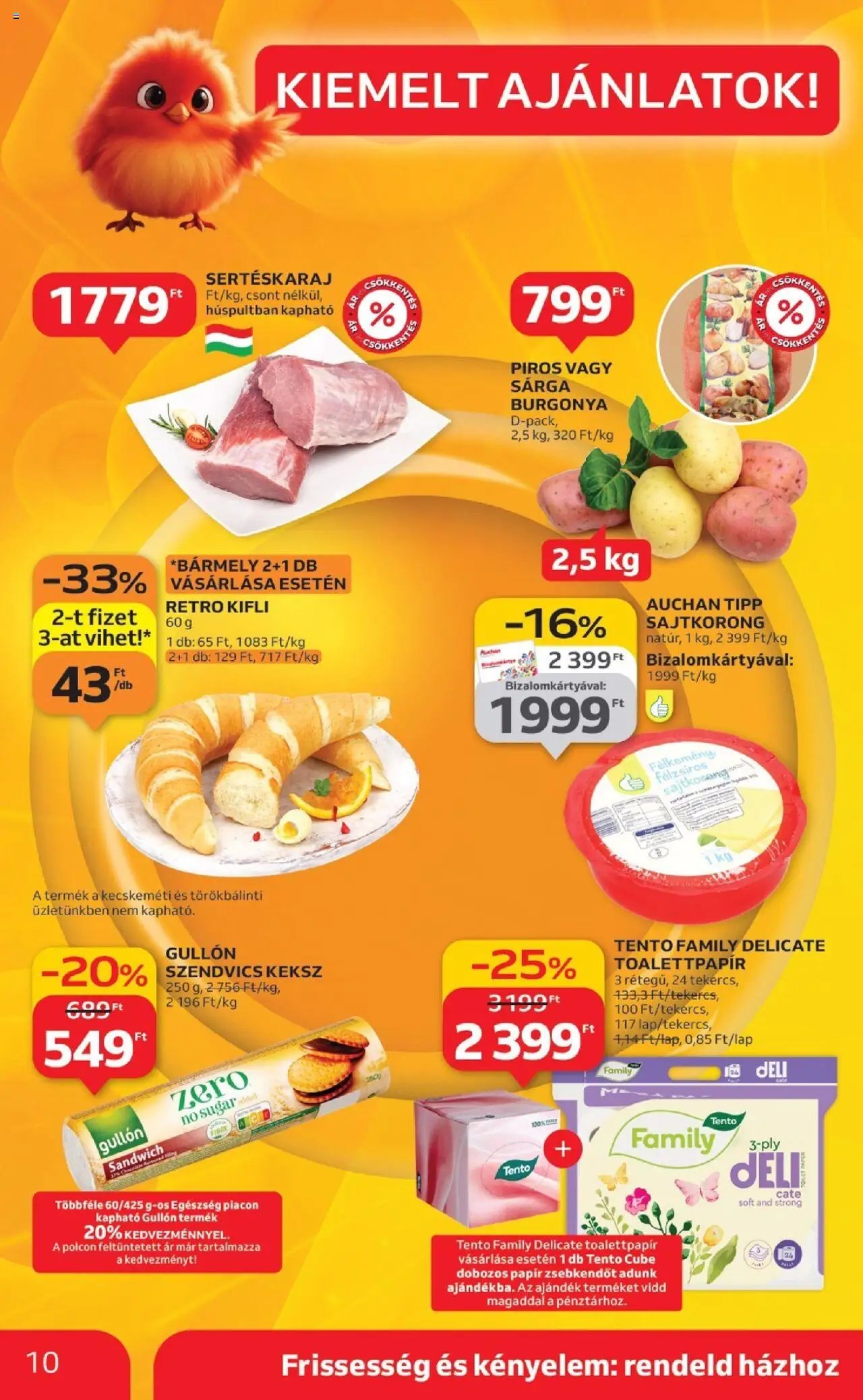 Auchan újság 2025.10.02. Szupermarket akciós újság (2025-10-02 - 2025-10-08)
